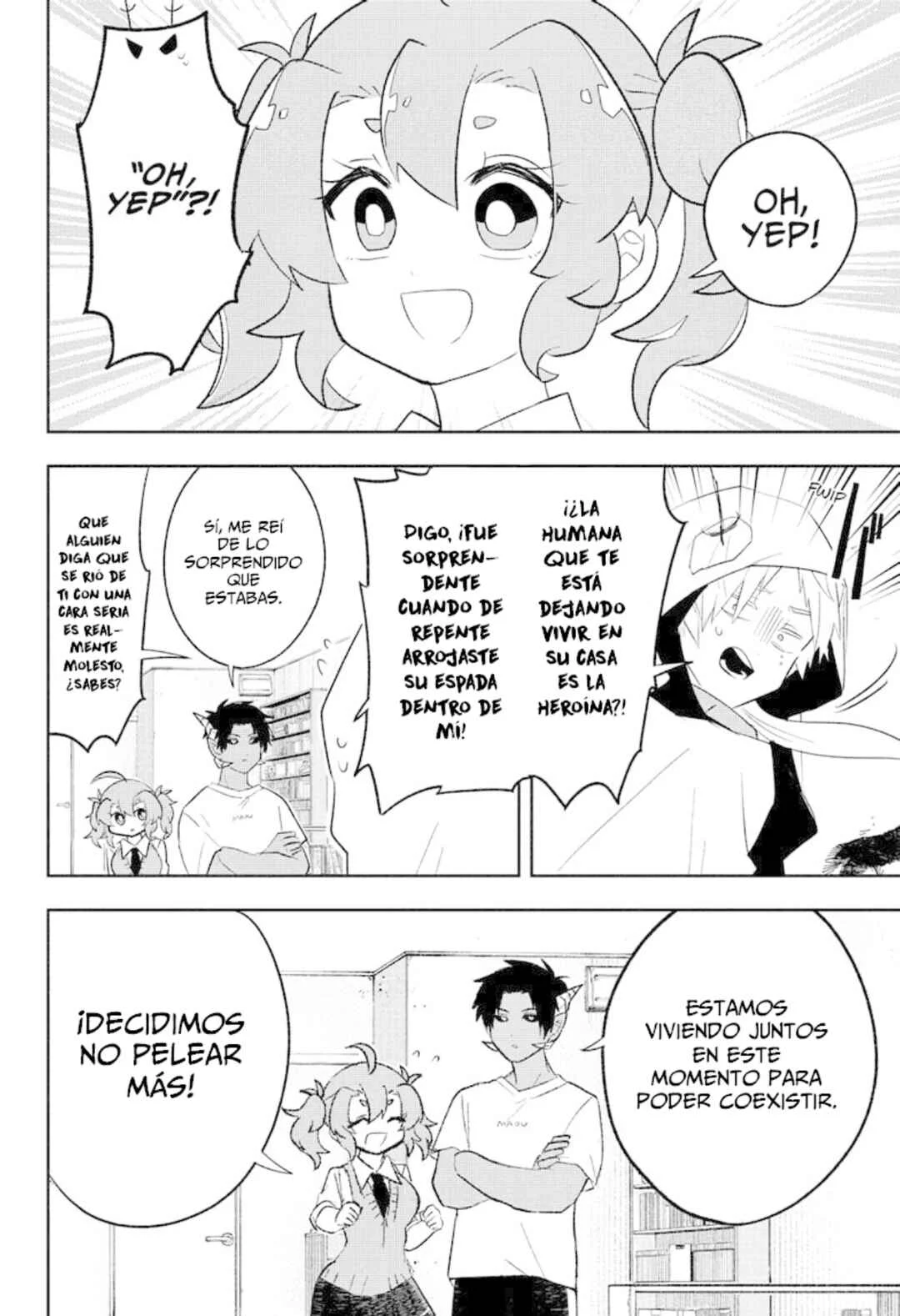 JK Yuusha to Inkyo Maou Capítulo 4: La Heroína VS El Subespacio  - Page 3