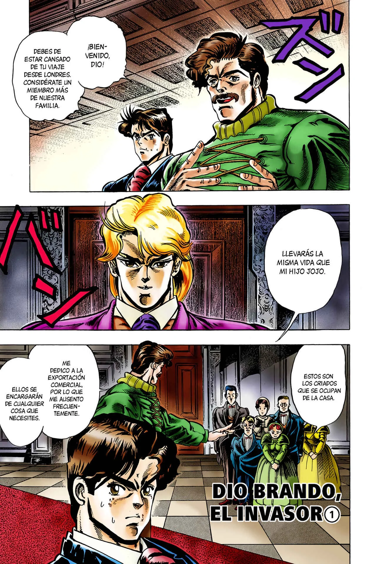 JoJo no Kimyou na Bouken: Part 1 - Phantom Blood Color-ban Capítulo 2: Dio Brando, el invasor 1 - Page 2