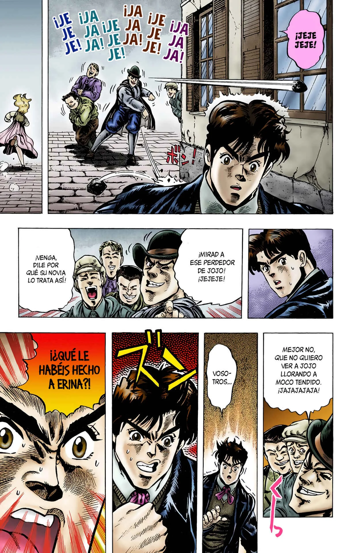 JoJo no Kimyou na Bouken: Part 1 - Phantom Blood Color-ban Capítulo 4: Dio Brando, el invasor 3 - Page 14
