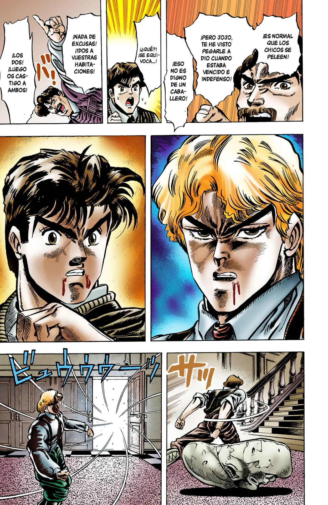 JoJo no Kimyou na Bouken: Part 1 - Phantom Blood Color-ban Capítulo 5: Dio Brando, el invasor 4 - Page 8