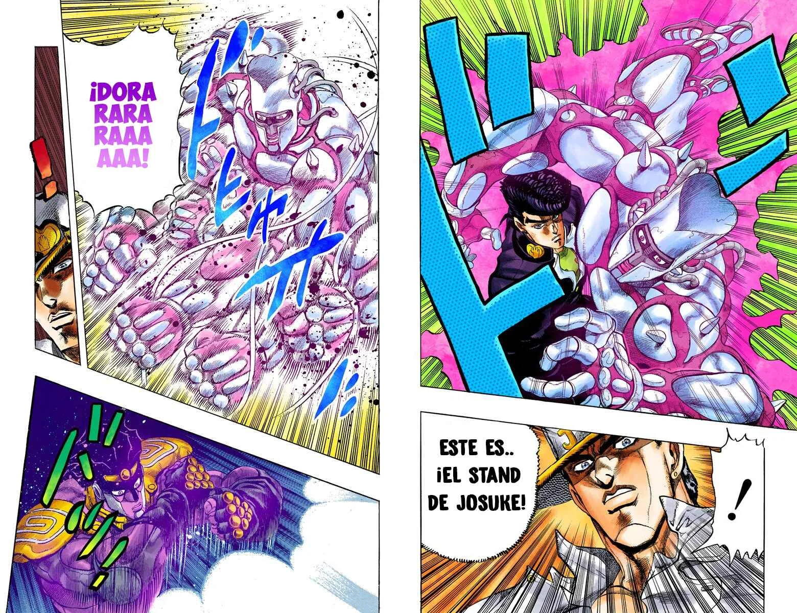 JoJo no Kimyou na Bouken: Part 4 - Diamond wa Kudakenai Color-ban Capítulo 2: ¡Jotaro Kujo conoce a Josuke Higashikata! Parte 2 - scans a color - Page 2