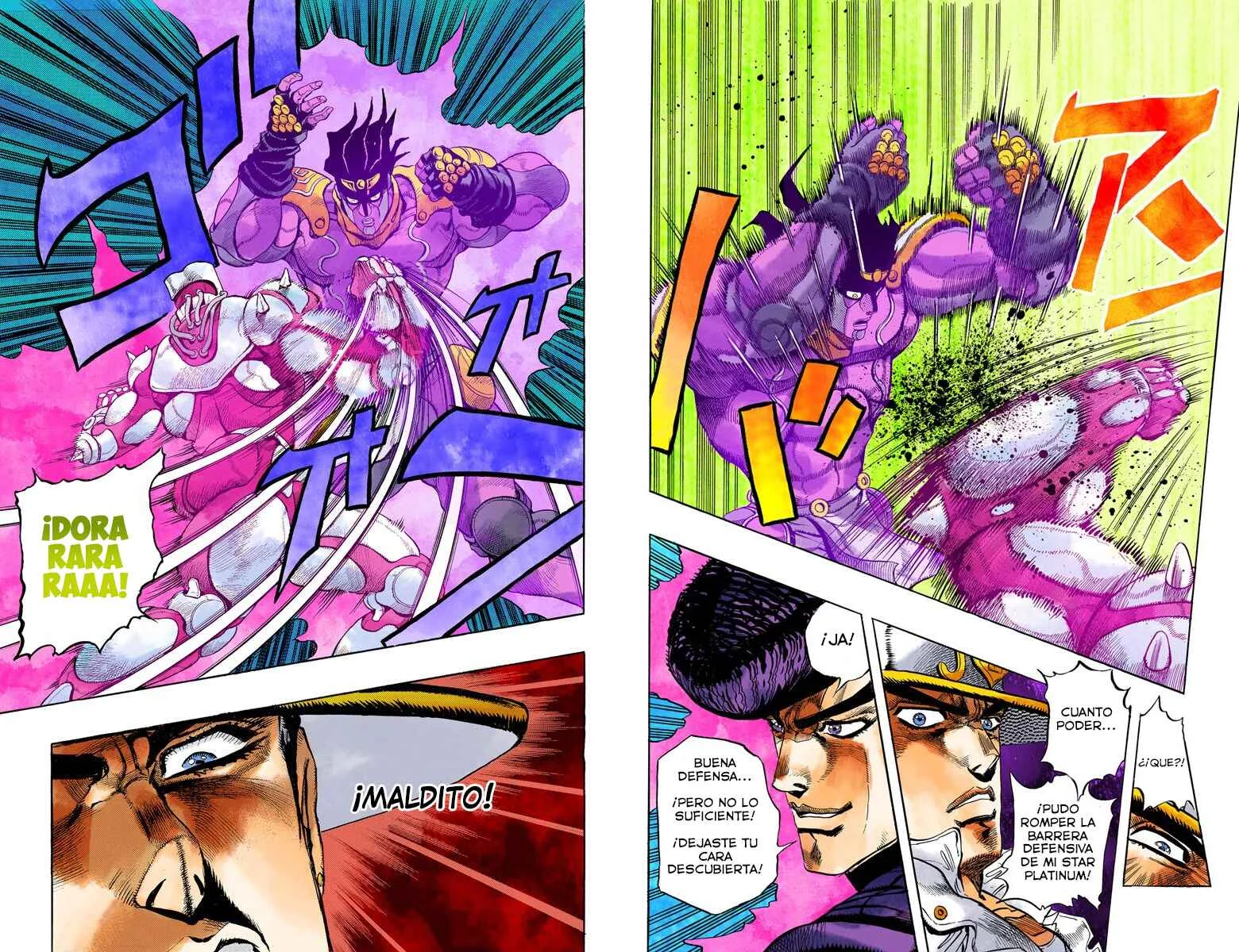 JoJo no Kimyou na Bouken: Part 4 - Diamond wa Kudakenai Color-ban Capítulo 2: ¡Jotaro Kujo conoce a Josuke Higashikata! Parte 2 - scans a color - Page 3