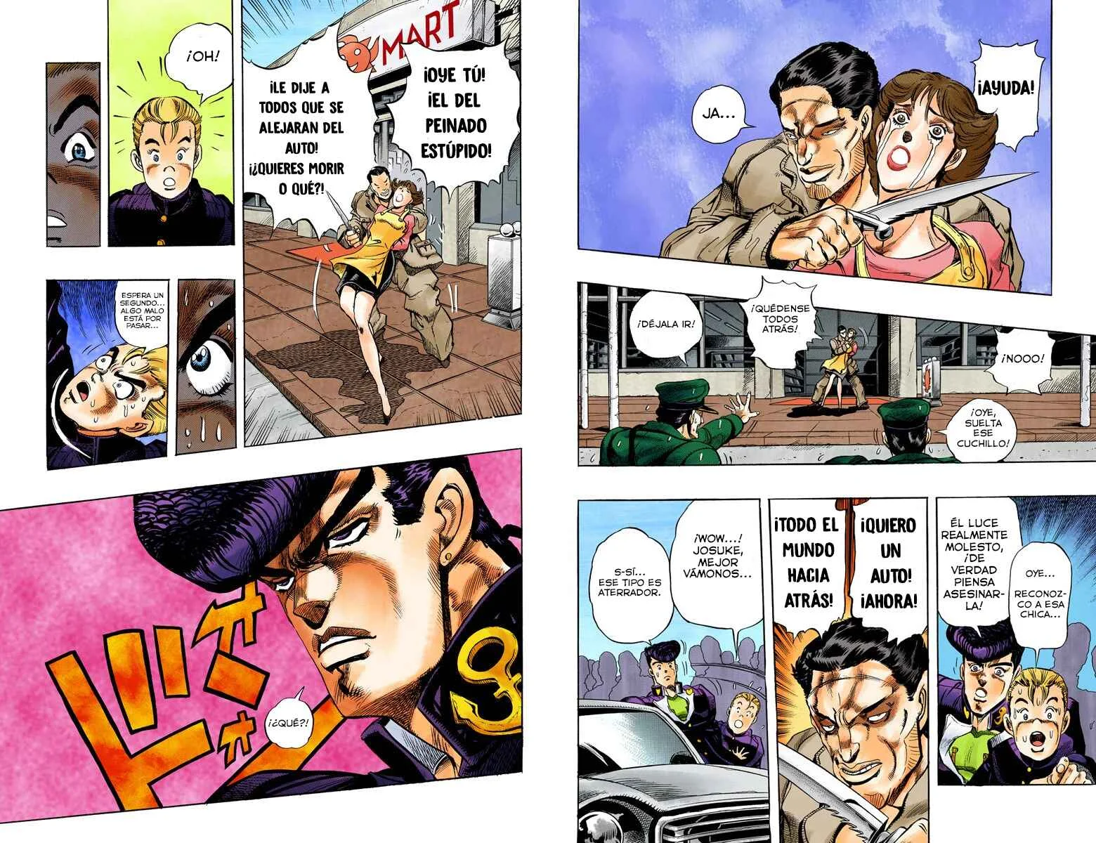 JoJo no Kimyou na Bouken: Part 4 - Diamond wa Kudakenai Color-ban Capítulo 3: ¡Jotaro Kujo conoce a Josuke Higashikata! Parte 3 - scans a color - Page 2