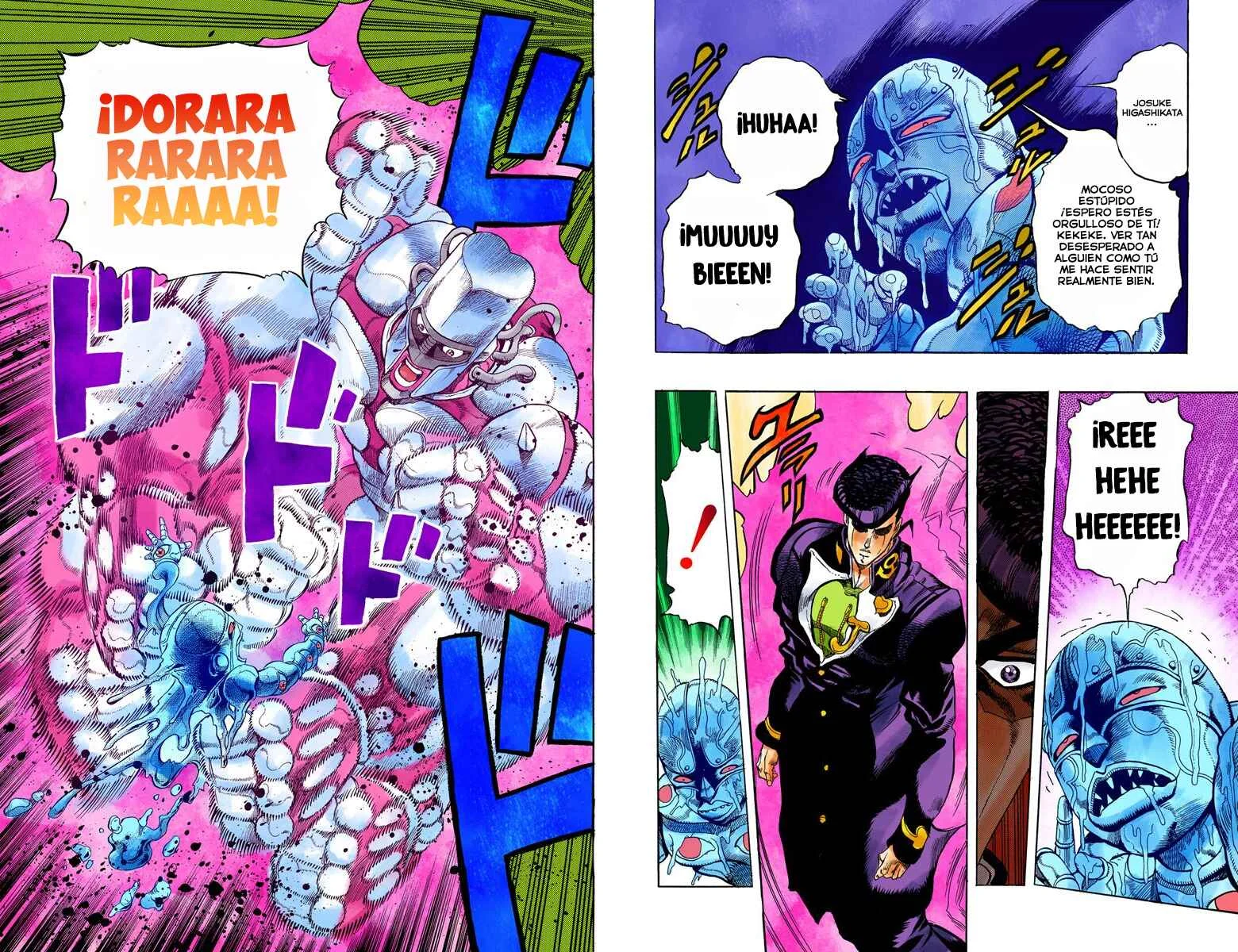 JoJo no Kimyou na Bouken: Part 4 - Diamond wa Kudakenai Color-ban Capítulo 5: ¡Josuke Higashikata conoce a Angelo! Parte 2 - scans a color - Page 2