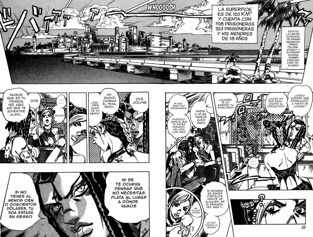 JoJo no Kimyou na Bouken: Part 6 - Stone Ocean Capítulo 1: Stone Ocean Parte 1 - Page 32