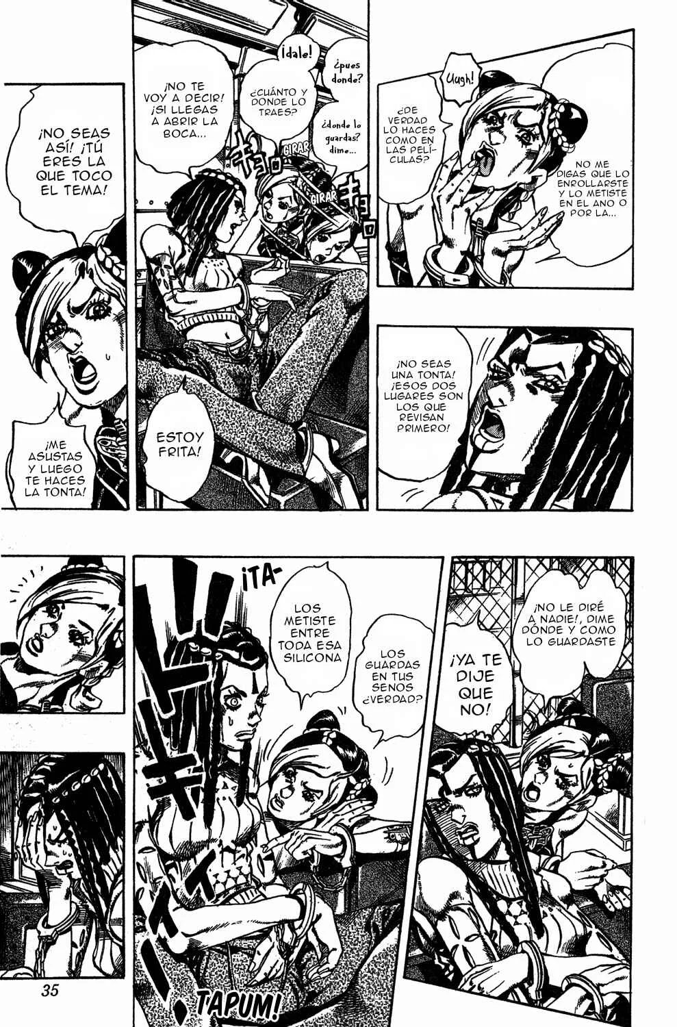 JoJo no Kimyou na Bouken: Part 6 - Stone Ocean Capítulo 1: Stone Ocean Parte 1 - Page 34