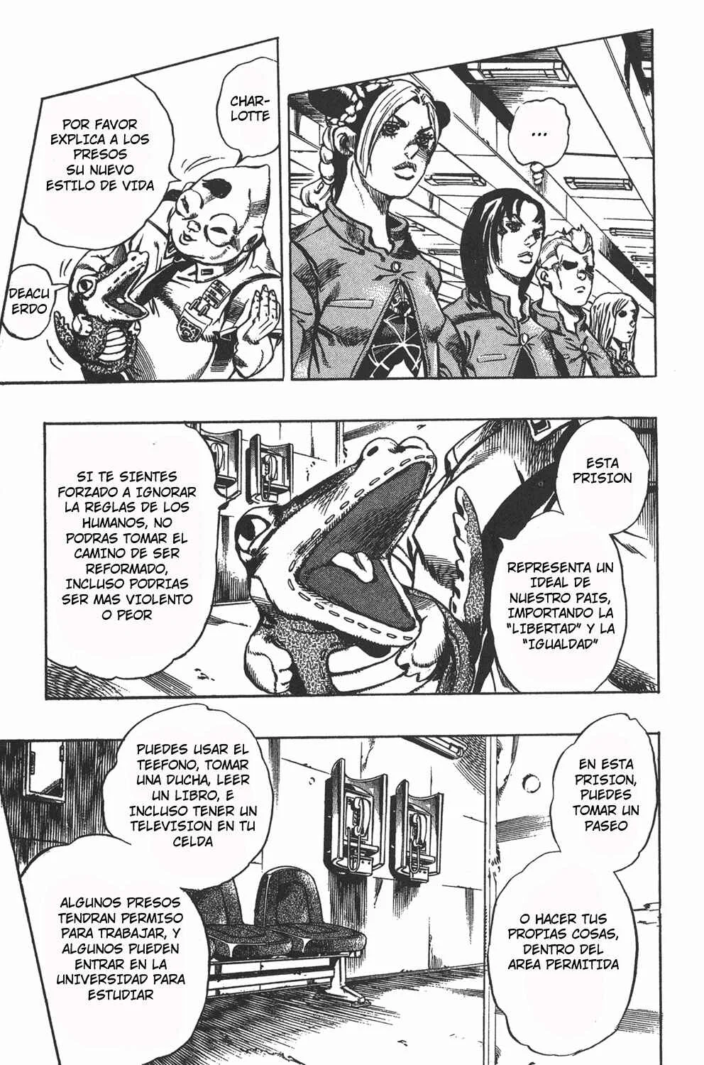 JoJo no Kimyou na Bouken: Part 6 - Stone Ocean Capítulo 4: Preso FE40536 Kuyo Parte 1 - Page 6