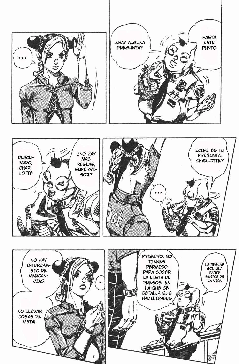 JoJo no Kimyou na Bouken: Part 6 - Stone Ocean Capítulo 4: Preso FE40536 Kuyo Parte 1 - Page 7