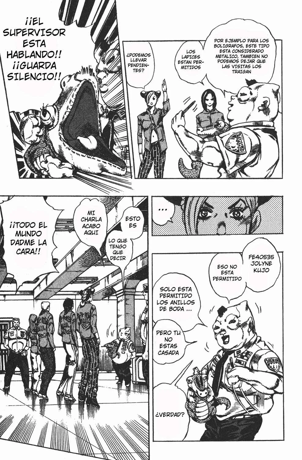 JoJo no Kimyou na Bouken: Part 6 - Stone Ocean Capítulo 4: Preso FE40536 Kuyo Parte 1 - Page 8