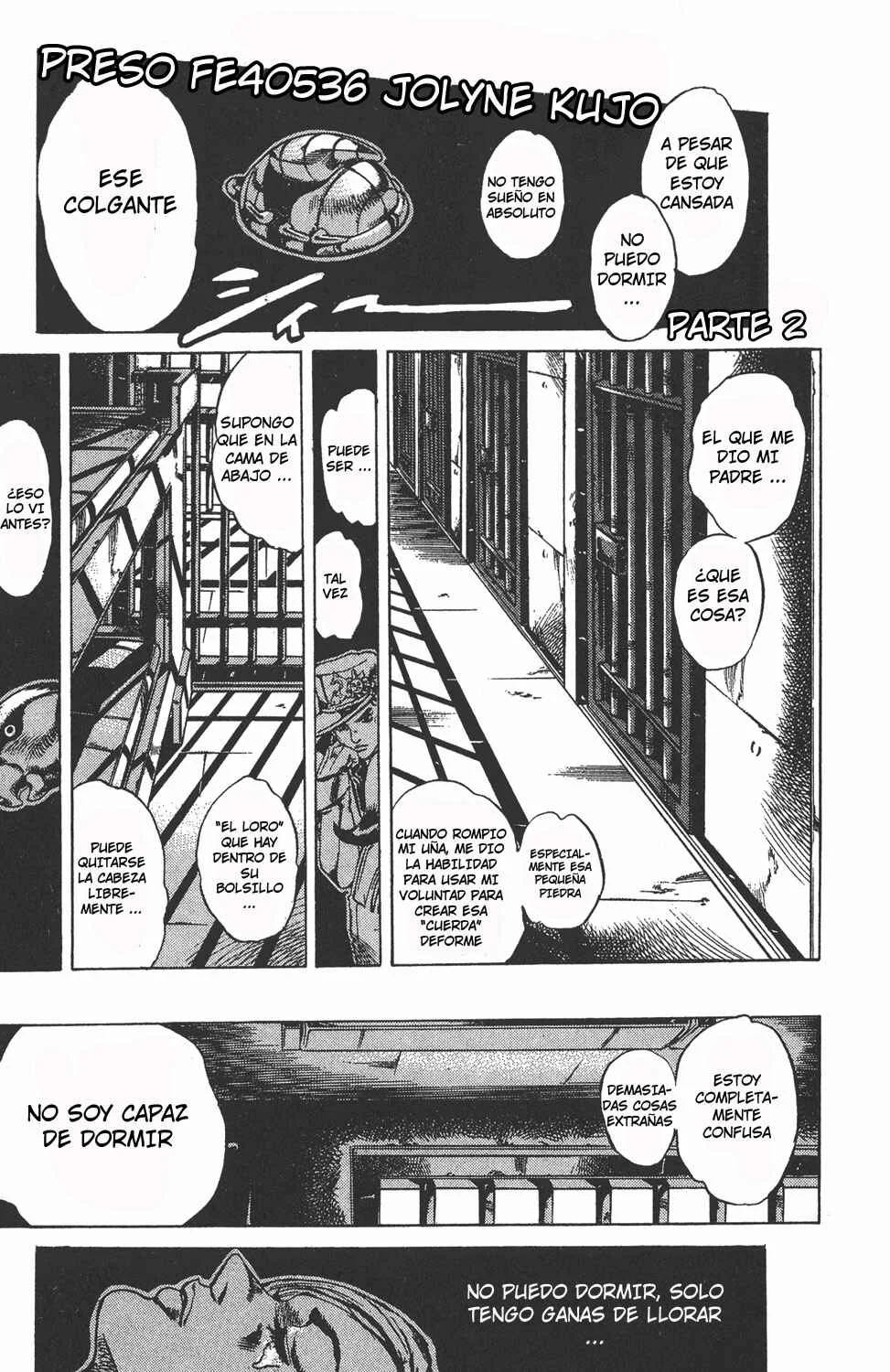 JoJo no Kimyou na Bouken: Part 6 - Stone Ocean Capítulo 5: Preso FE40536 Kuyo Parte 2 - Page 2
