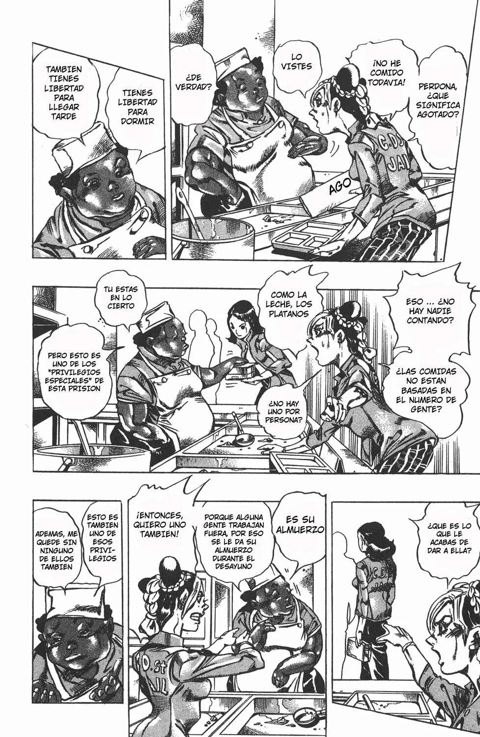 JoJo no Kimyou na Bouken: Part 6 - Stone Ocean Capítulo 5: Preso FE40536 Kuyo Parte 2 - Page 9