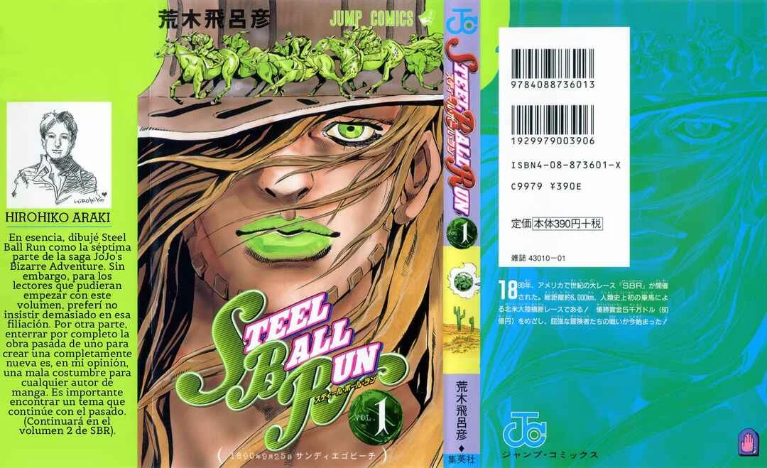 JoJo no Kimyou na Bouken: Part 7 - Steel Ball Run Capítulo 1: La Conferencia de Prensa Steel Ball Run  - Page 4