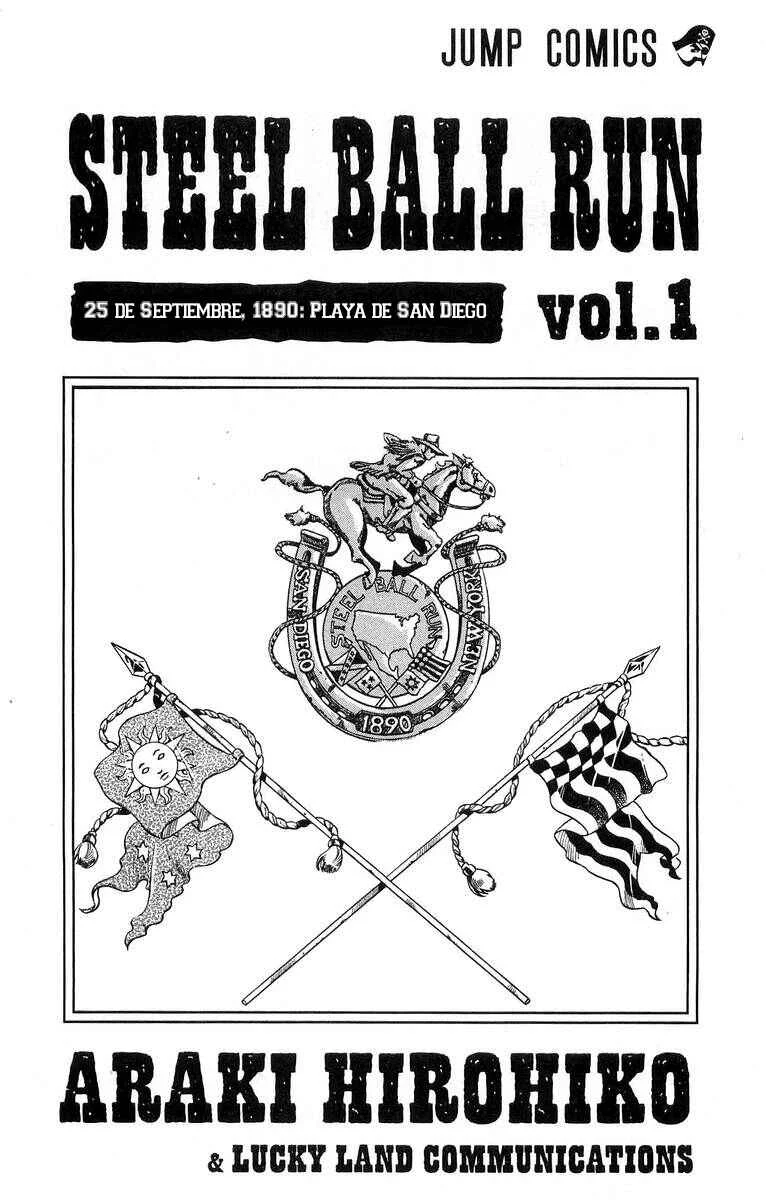JoJo no Kimyou na Bouken: Part 7 - Steel Ball Run Capítulo 1: La Conferencia de Prensa Steel Ball Run  - Page 6