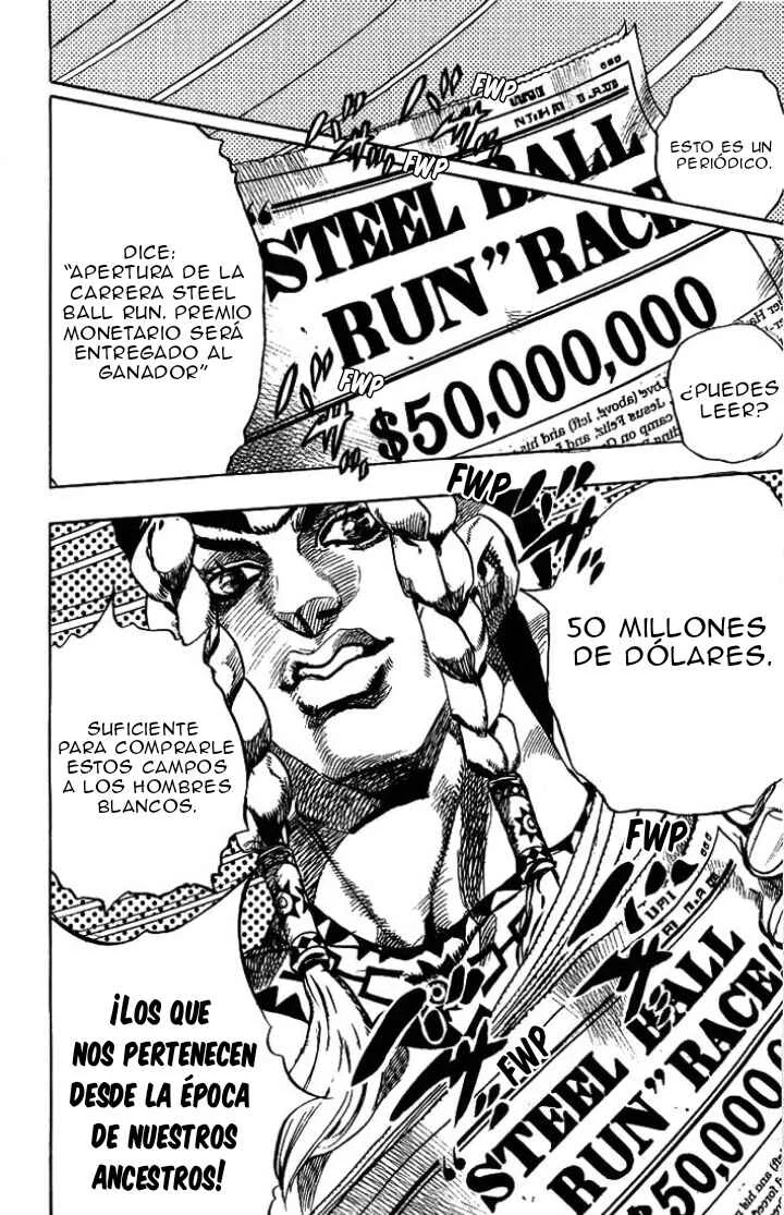 JoJo no Kimyou na Bouken: Part 7 - Steel Ball Run Capítulo 1: La Conferencia de Prensa Steel Ball Run  - Page 31