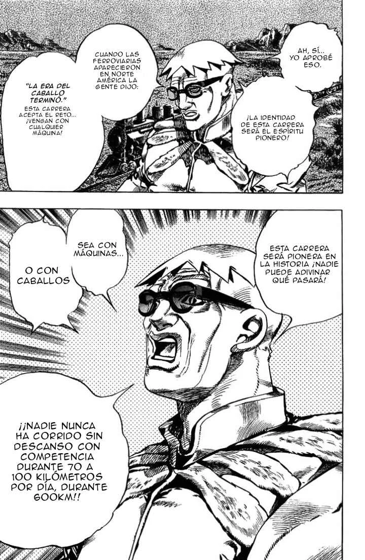 JoJo no Kimyou na Bouken: Part 7 - Steel Ball Run Capítulo 1: La Conferencia de Prensa Steel Ball Run  - Page 41