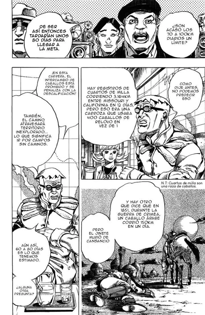 JoJo no Kimyou na Bouken: Part 7 - Steel Ball Run Capítulo 1: La Conferencia de Prensa Steel Ball Run  - Page 42