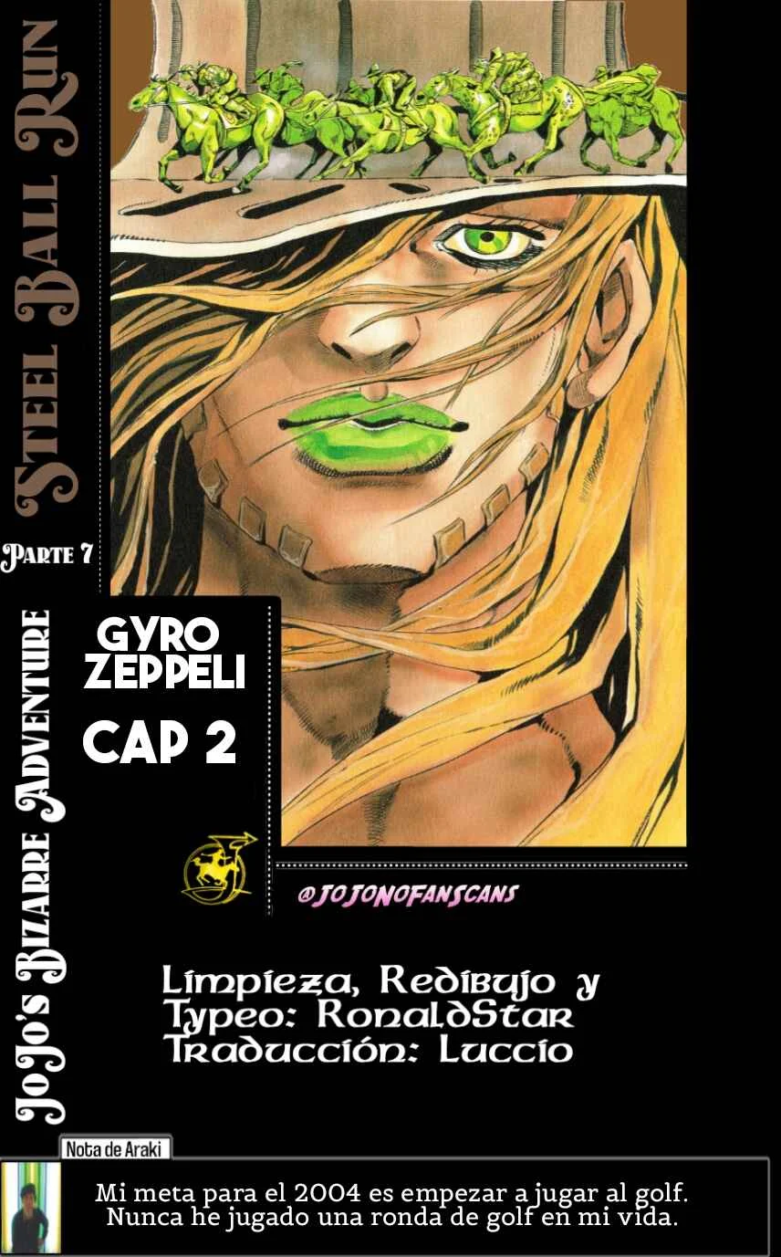JoJo no Kimyou na Bouken: Part 7 - Steel Ball Run Capítulo 2: Gyro Zeppeli  - Page 29
