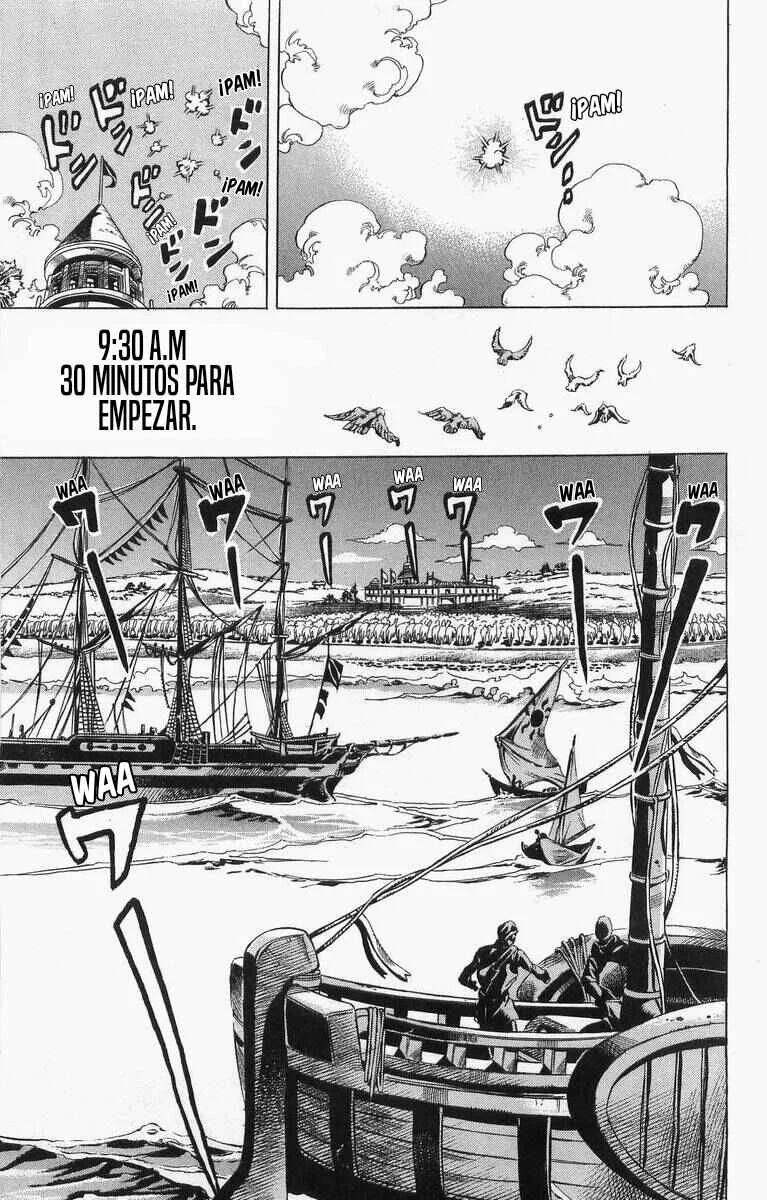JoJo no Kimyou na Bouken: Part 7 - Steel Ball Run Capítulo 4: 25 de Septiembre 1890: 3 Horas para Empezar  - Page 16