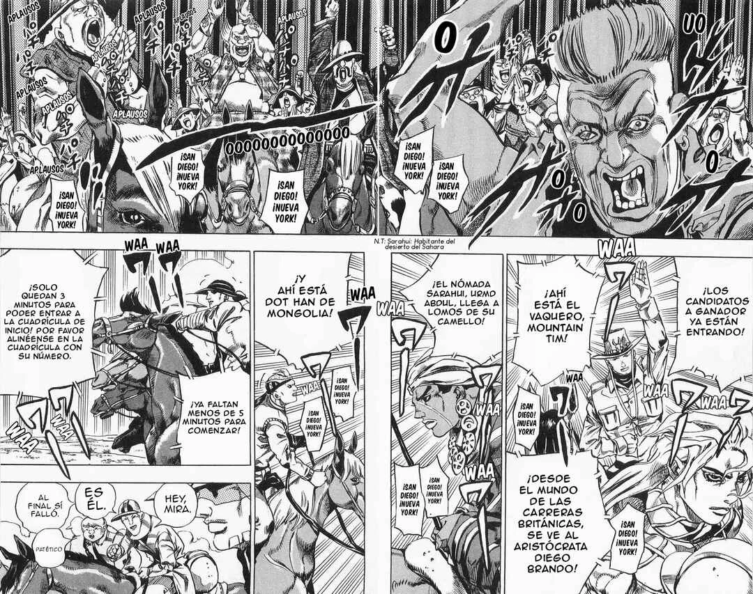 JoJo no Kimyou na Bouken: Part 7 - Steel Ball Run Capítulo 4: 25 de Septiembre 1890: 3 Horas para Empezar  - Page 19