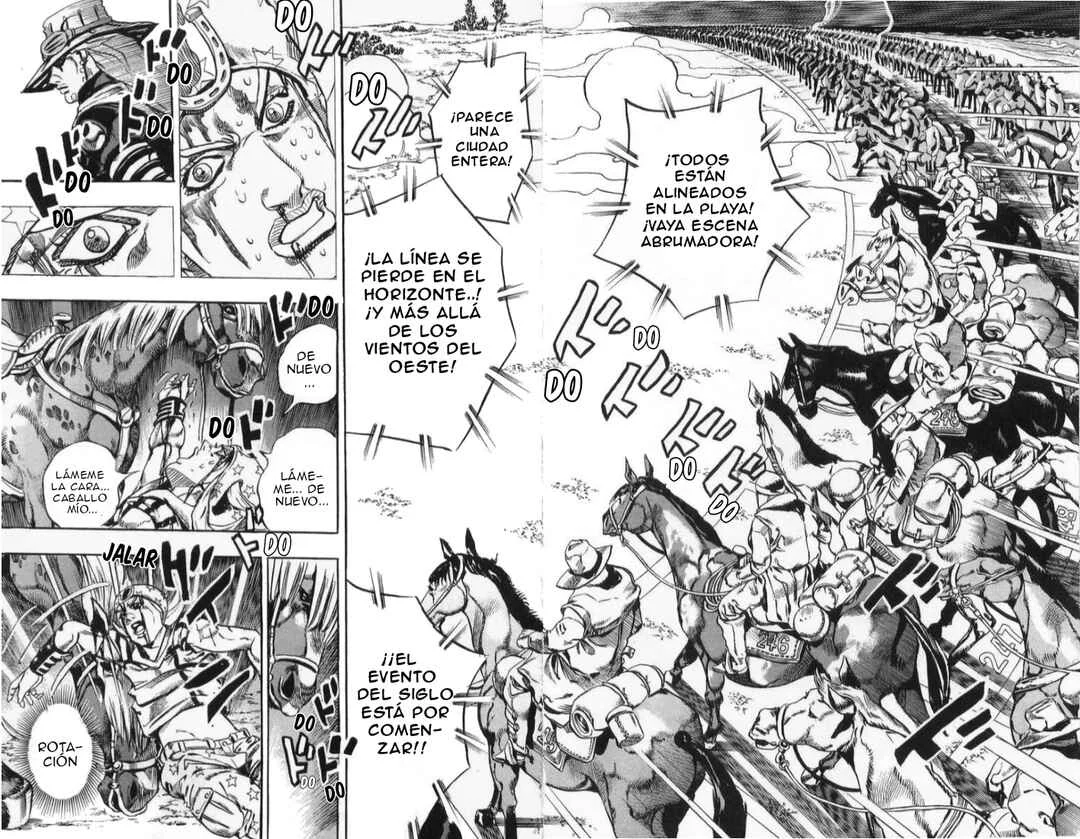 JoJo no Kimyou na Bouken: Part 7 - Steel Ball Run Capítulo 4: 25 de Septiembre 1890: 3 Horas para Empezar  - Page 24