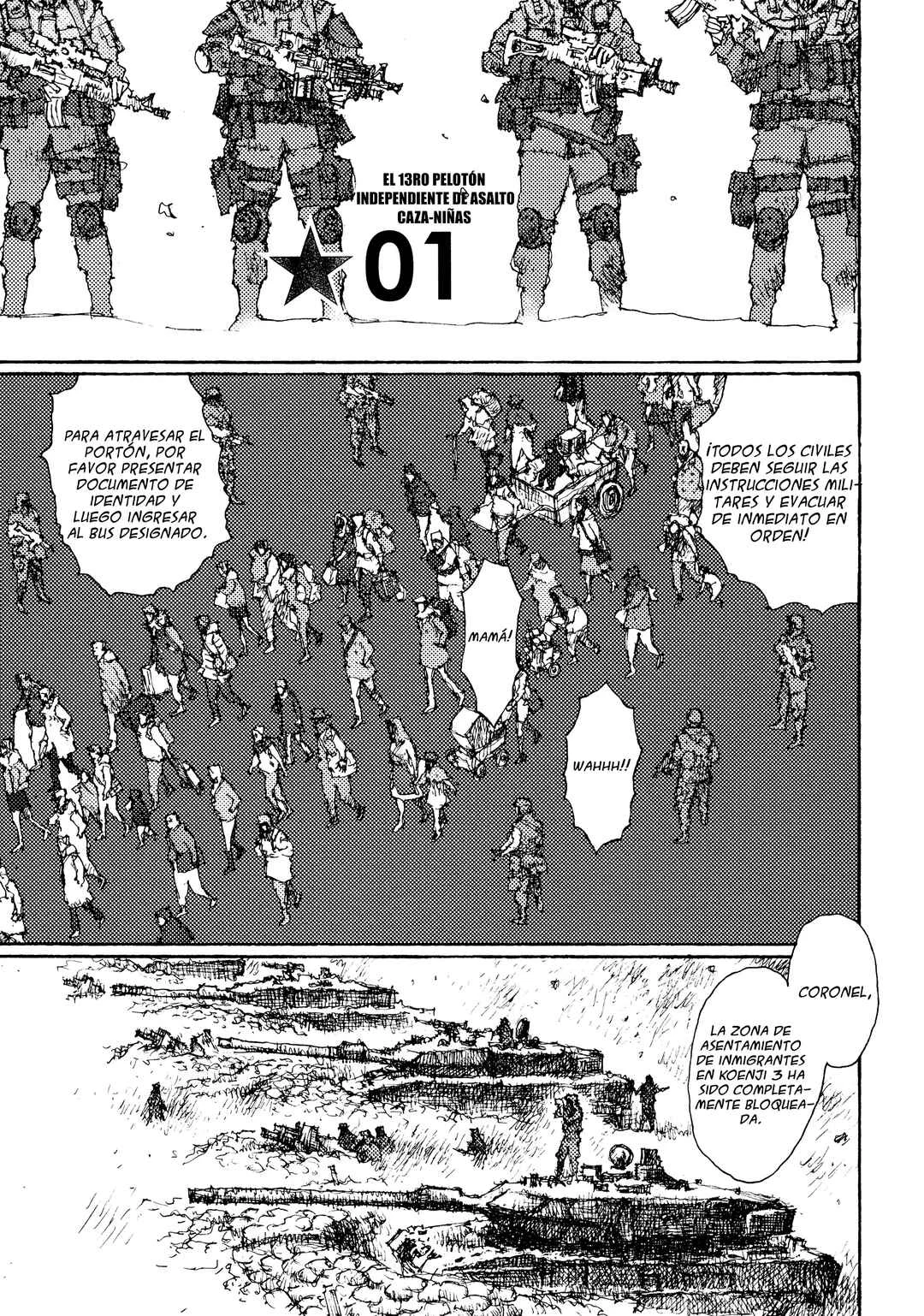 Joshi Kouhei Capítulo 1: El 13er Pelotón Independiente de Caza de Chicas de Asalto 01 - Page 11