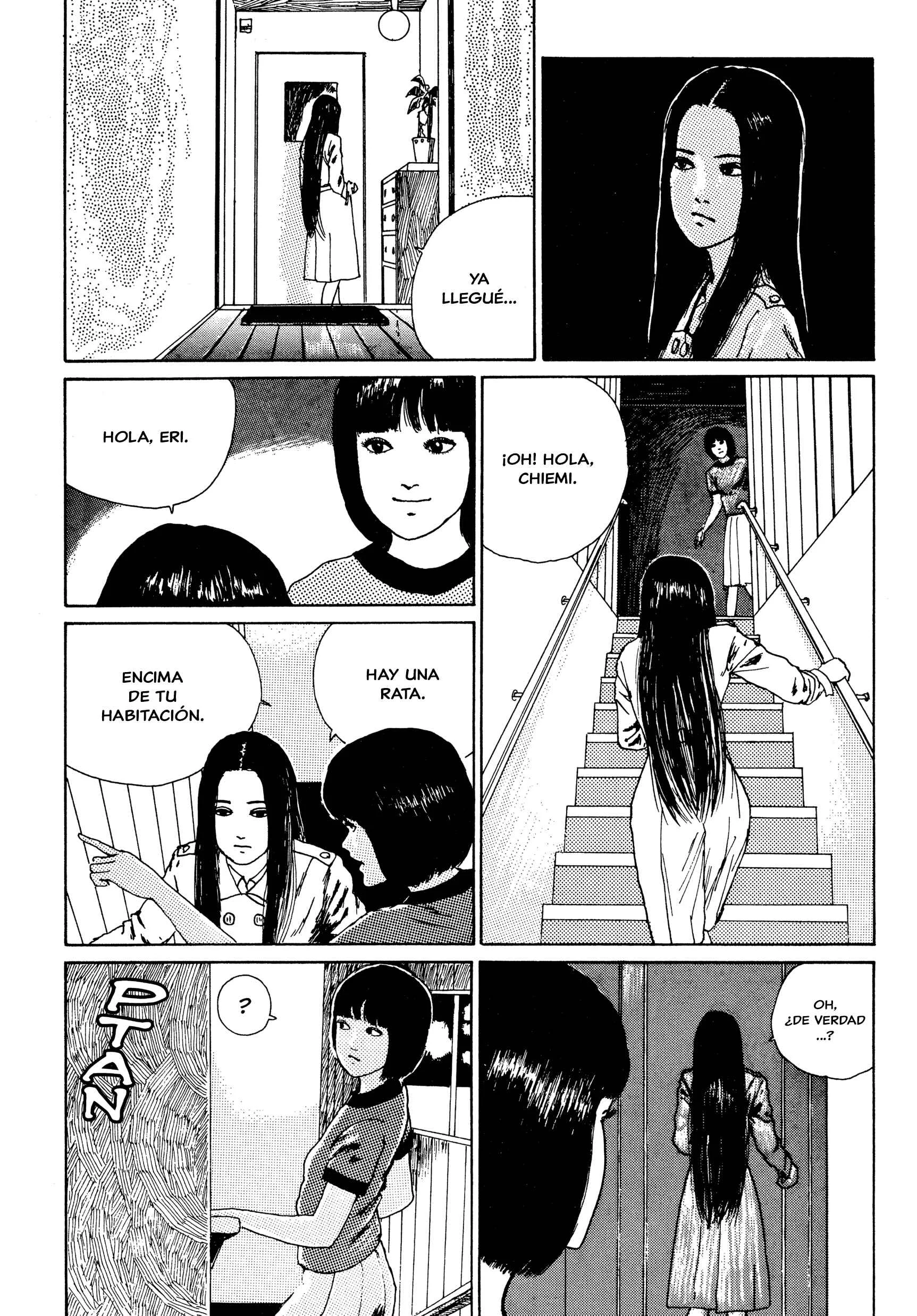 Junji Ito Horror Manga Collection Capítulo 5: El Cabello Largo en el Ático - Page 4