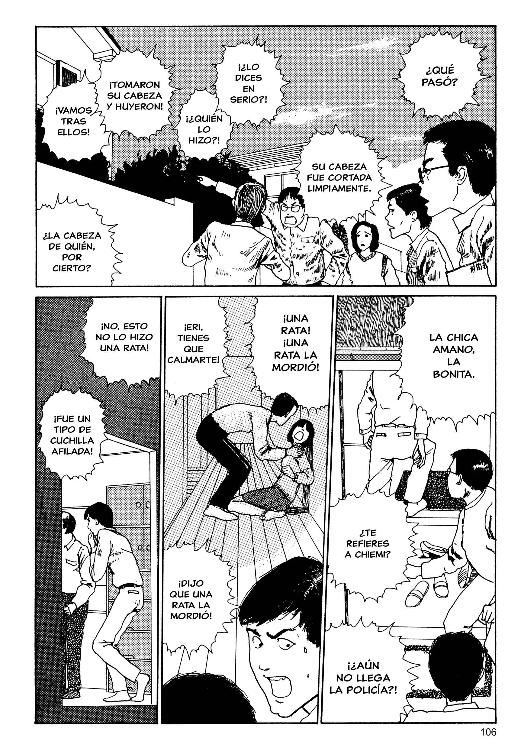 Junji Ito Horror Manga Collection Capítulo 5: El Cabello Largo en el Ático - Page 14