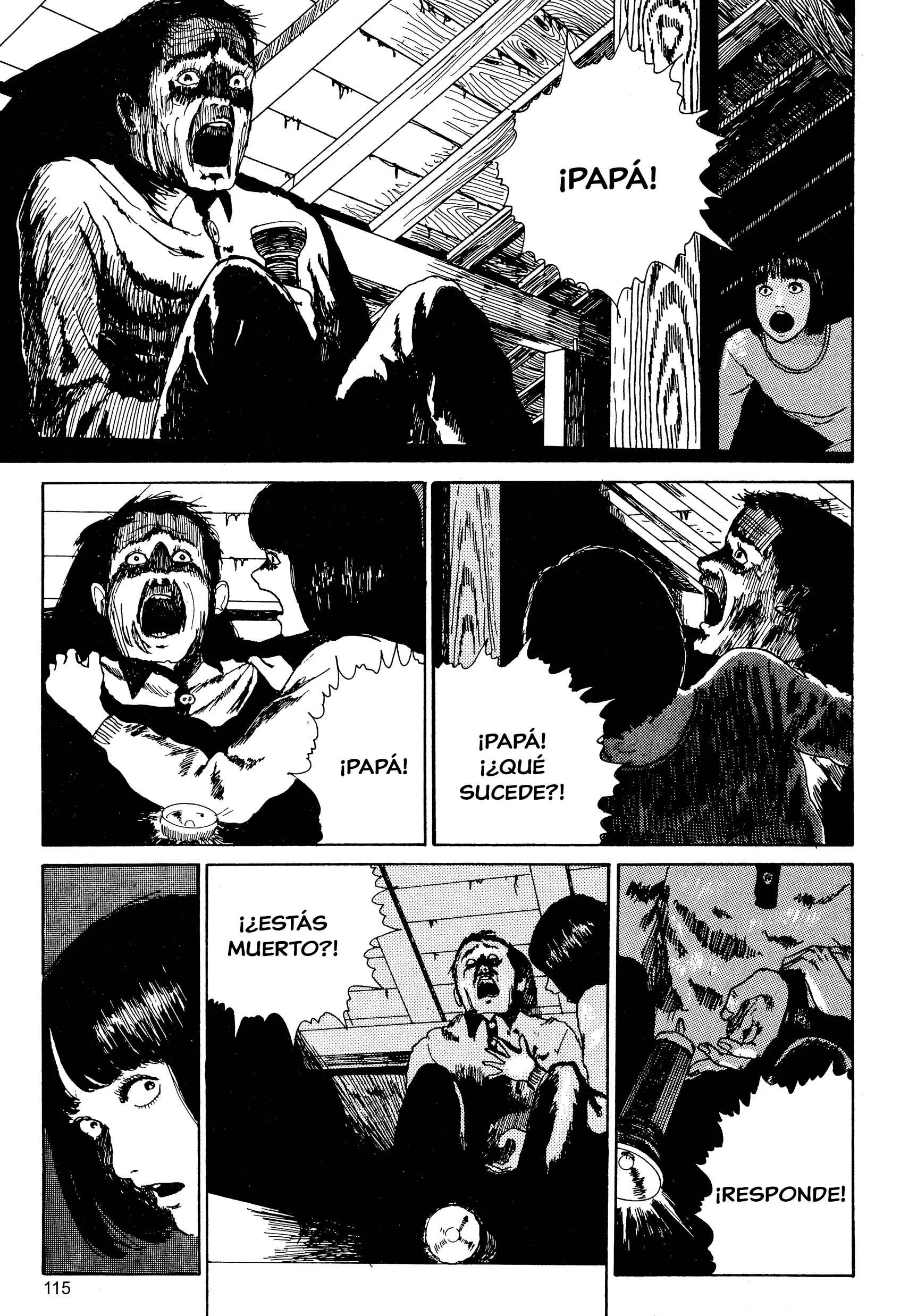 Junji Ito Horror Manga Collection Capítulo 5: El Cabello Largo en el Ático - Page 23