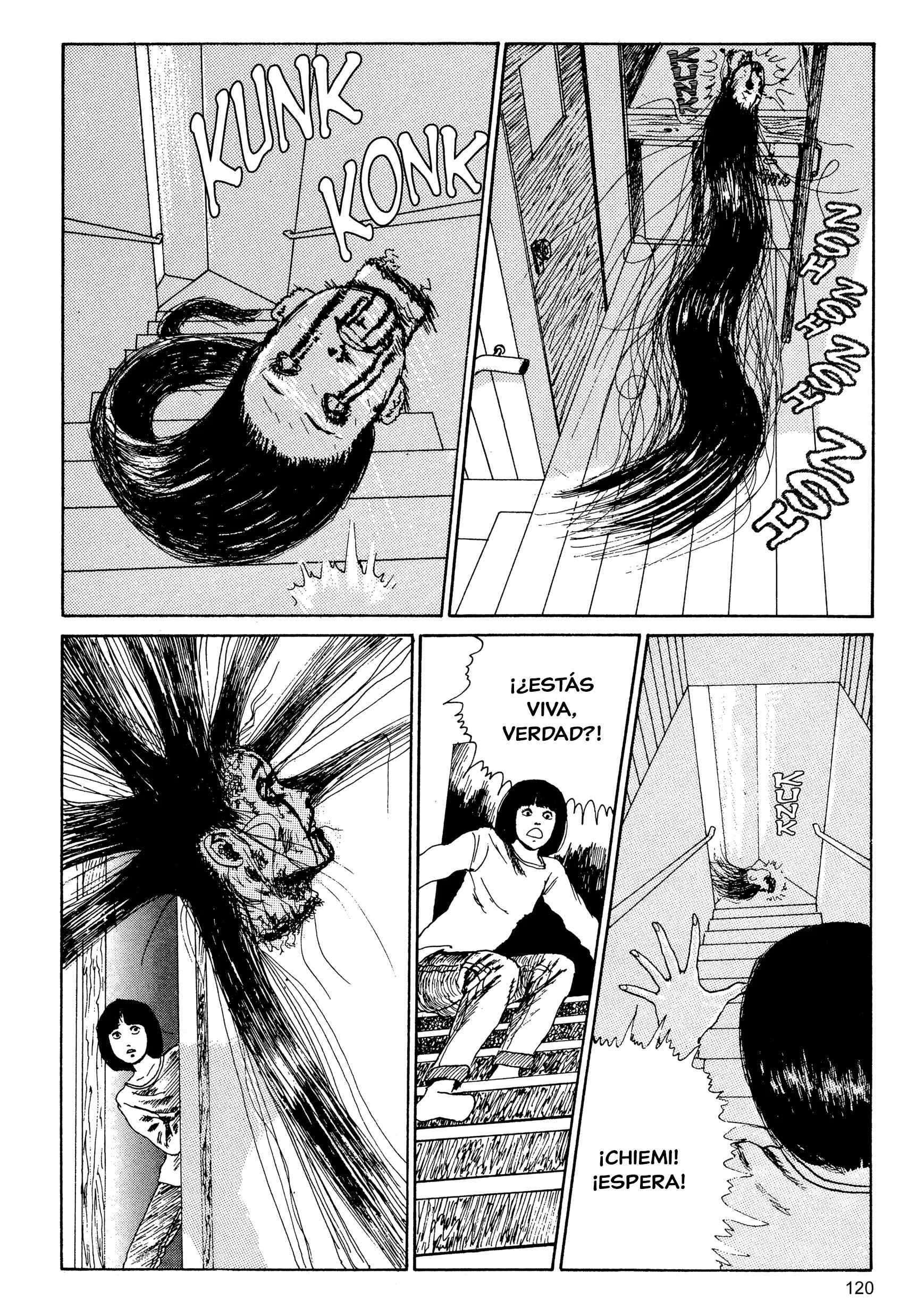 Junji Ito Horror Manga Collection Capítulo 5: El Cabello Largo en el Ático - Page 28