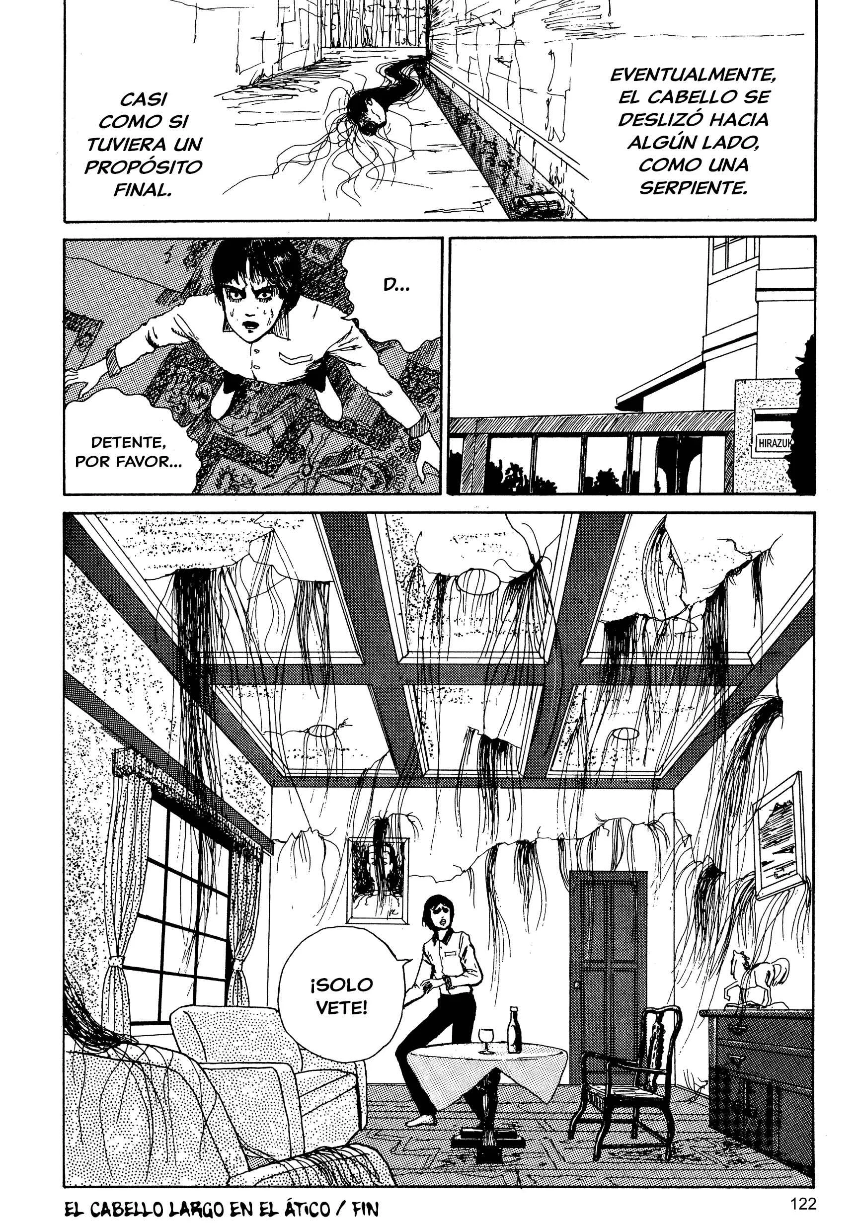 Junji Ito Horror Manga Collection Capítulo 5: El Cabello Largo en el Ático - Page 30