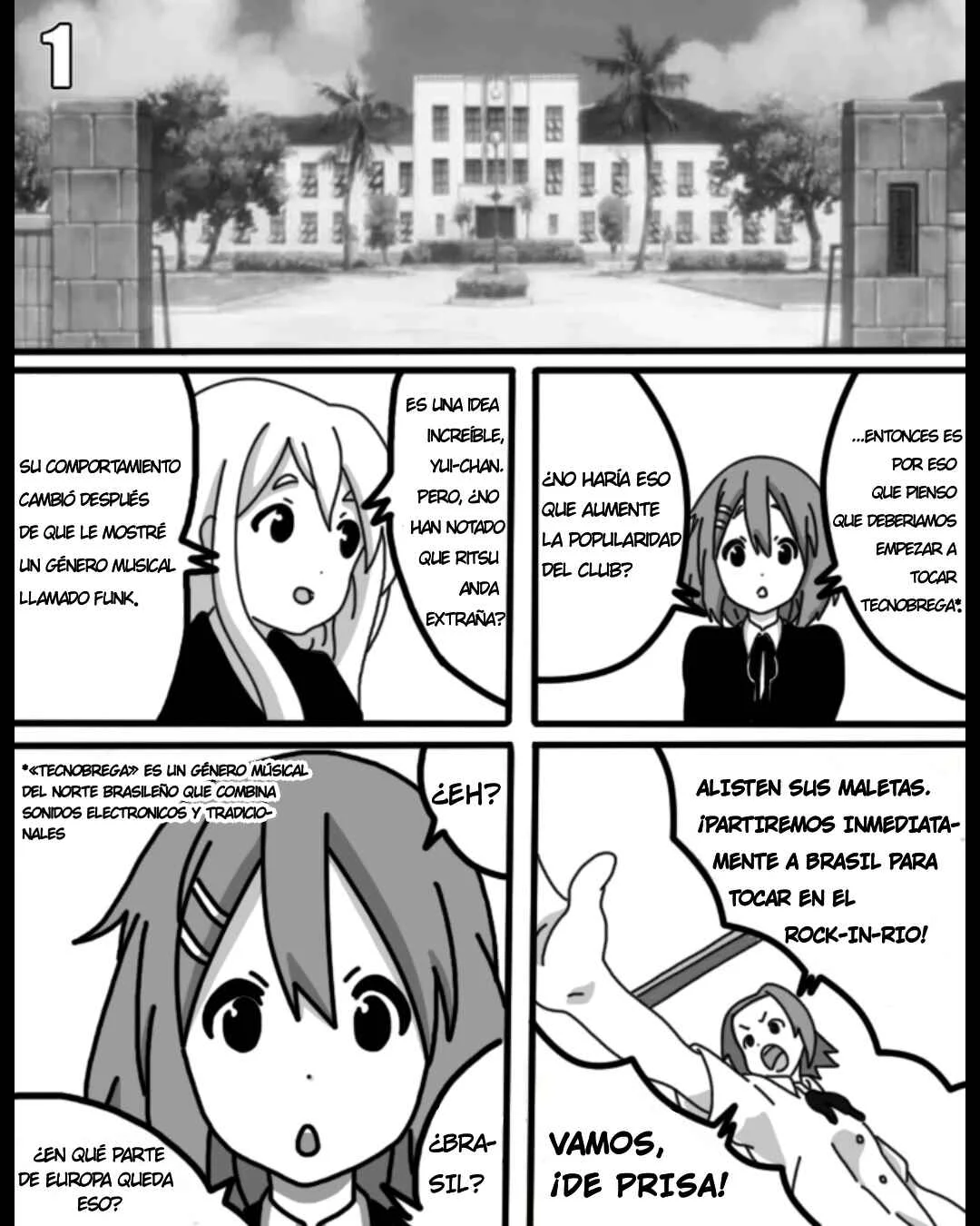 K-ON! Brazil (Doujinshi) Capítulo 1 - Page 1