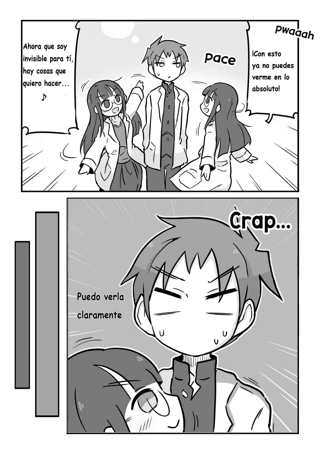 Kagakubu Girl Capítulo 1: Capitulo 1 - Invisible - Page 2