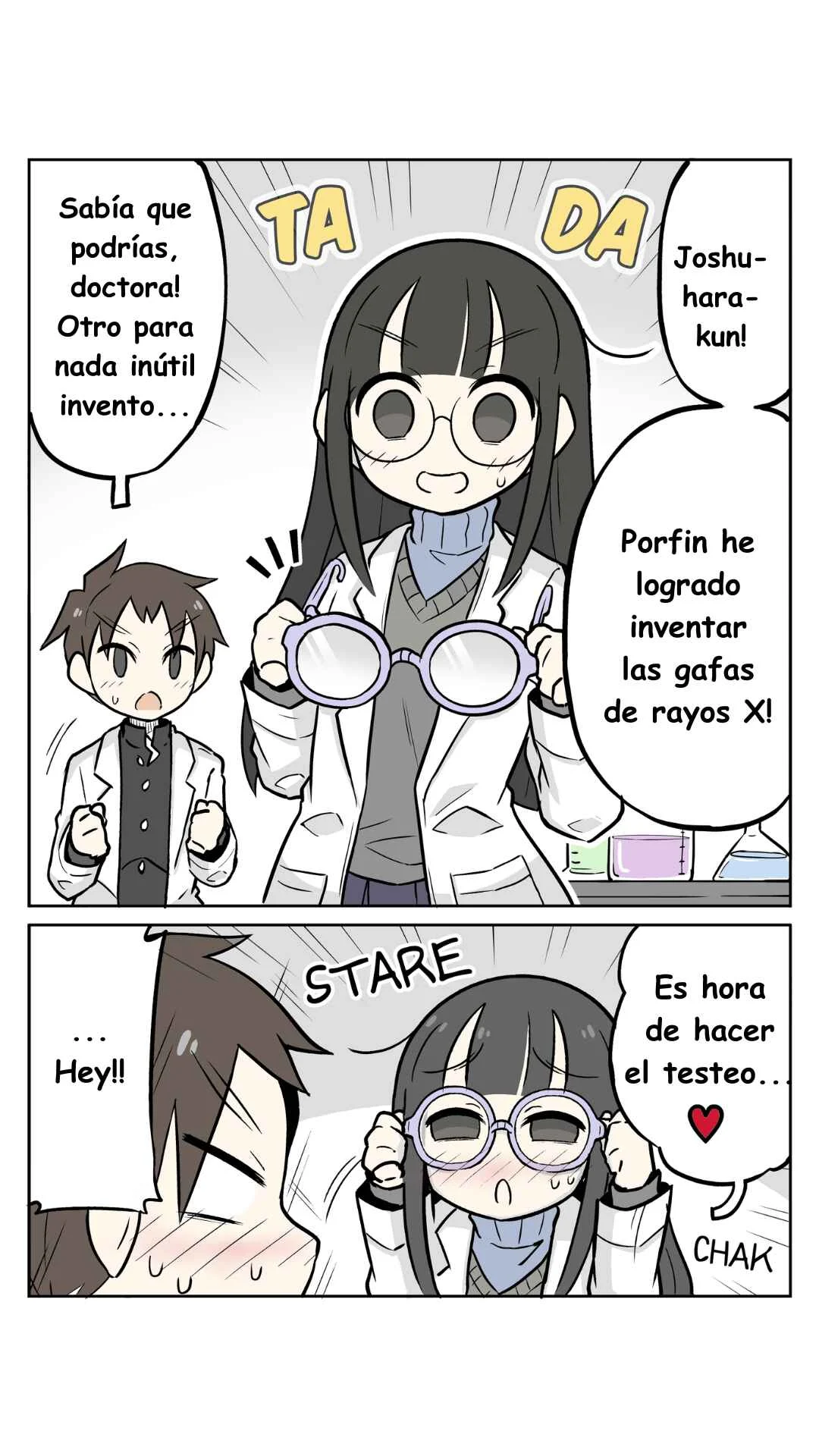 Kagakubu Girl Capítulo 5: Capitulo 5 - Anteojos de Rayos X - Page 1