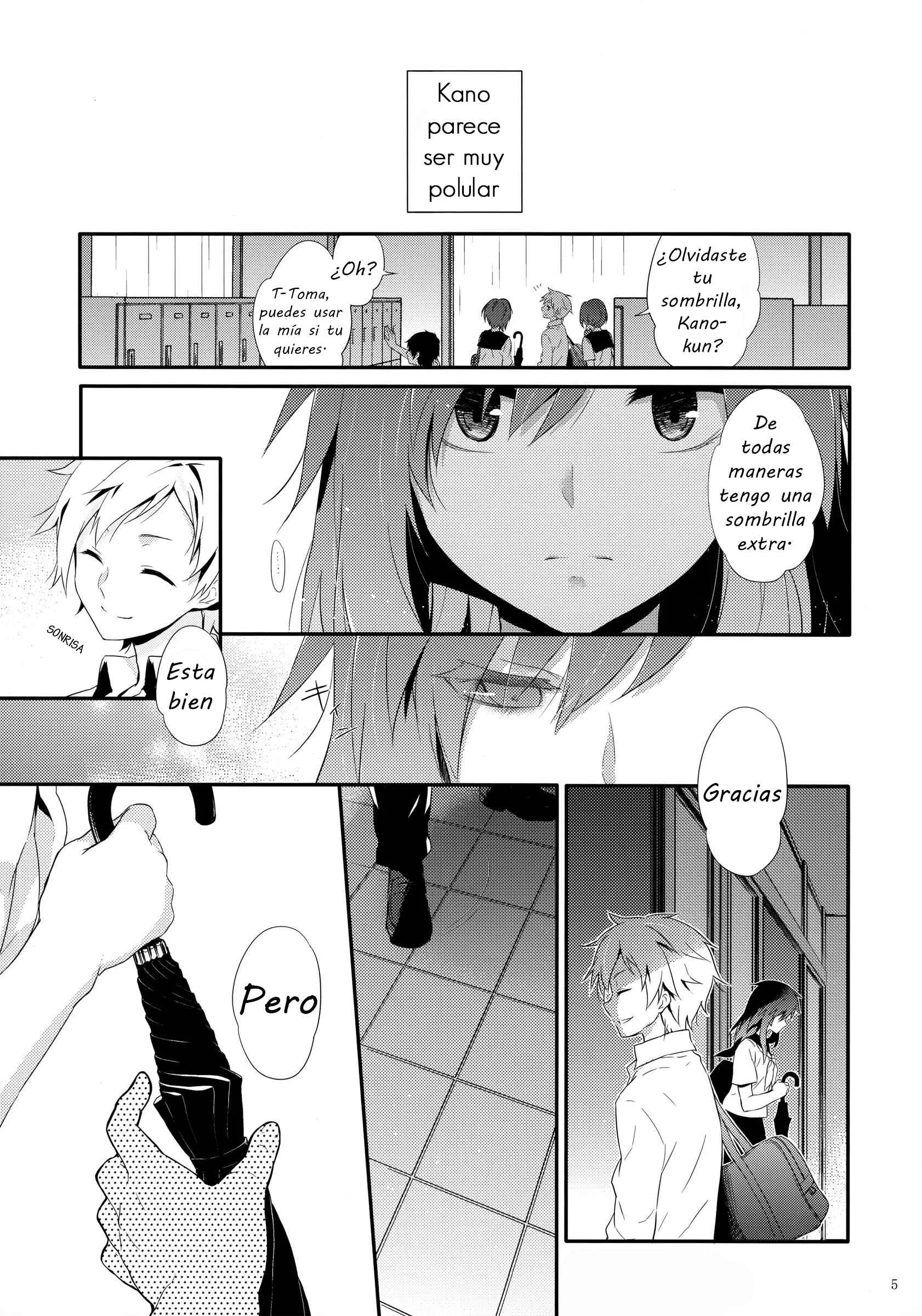 Kagerou Project - Rainy Blue (Doujinshi) Capítulo 1: Rainy Blue - Page 4
