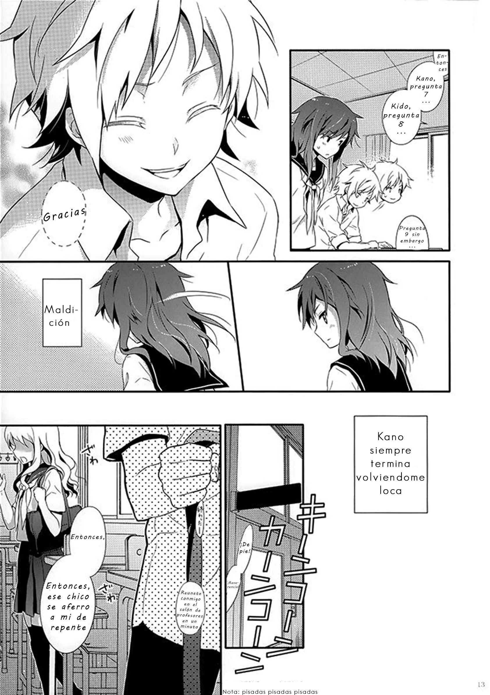 Kagerou Project - Rainy Blue (Doujinshi) Capítulo 2: Innocent Blue - Page 13