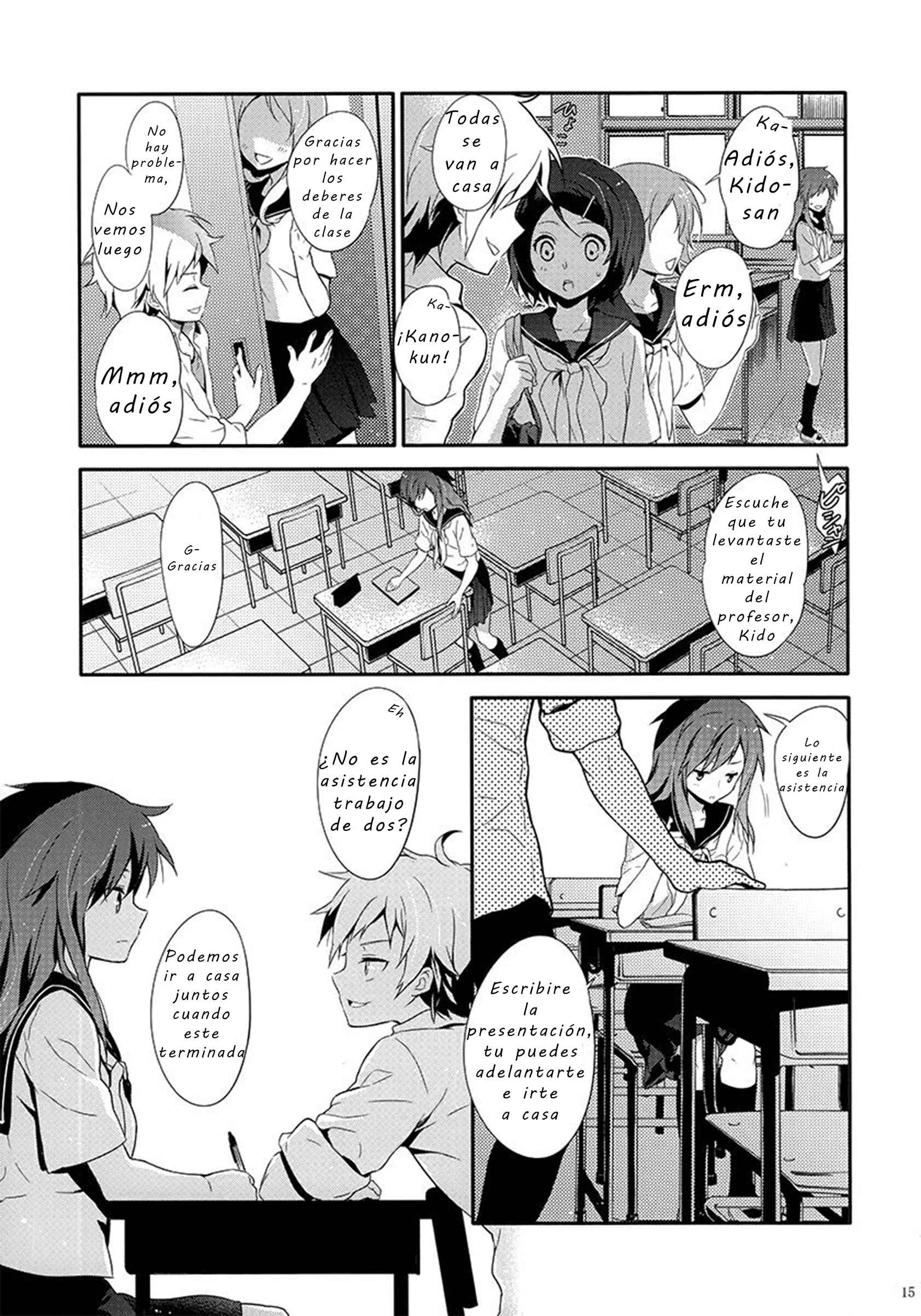 Kagerou Project - Rainy Blue (Doujinshi) Capítulo 2: Innocent Blue - Page 15