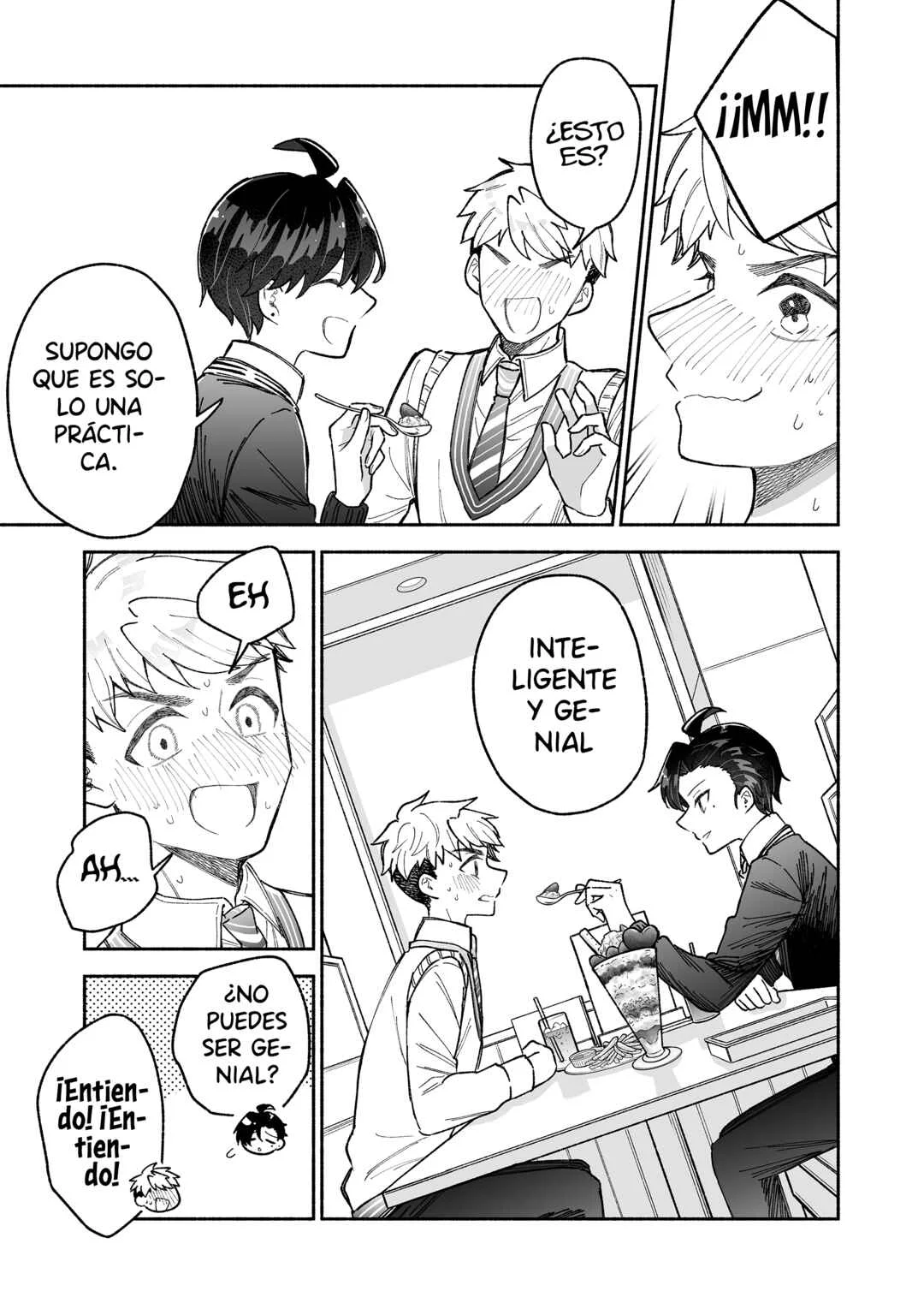 Kakkoii Onnanoko to 12-centi no Yakusoku Capítulo 4: ¡Ah! - Page 9