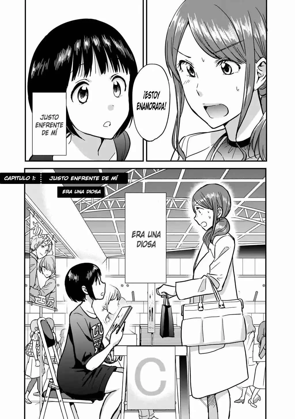 Kami Eshi JK to OL Fujoshi Capítulo 1: Parada frente a mi, habia una Diosa - Page 5