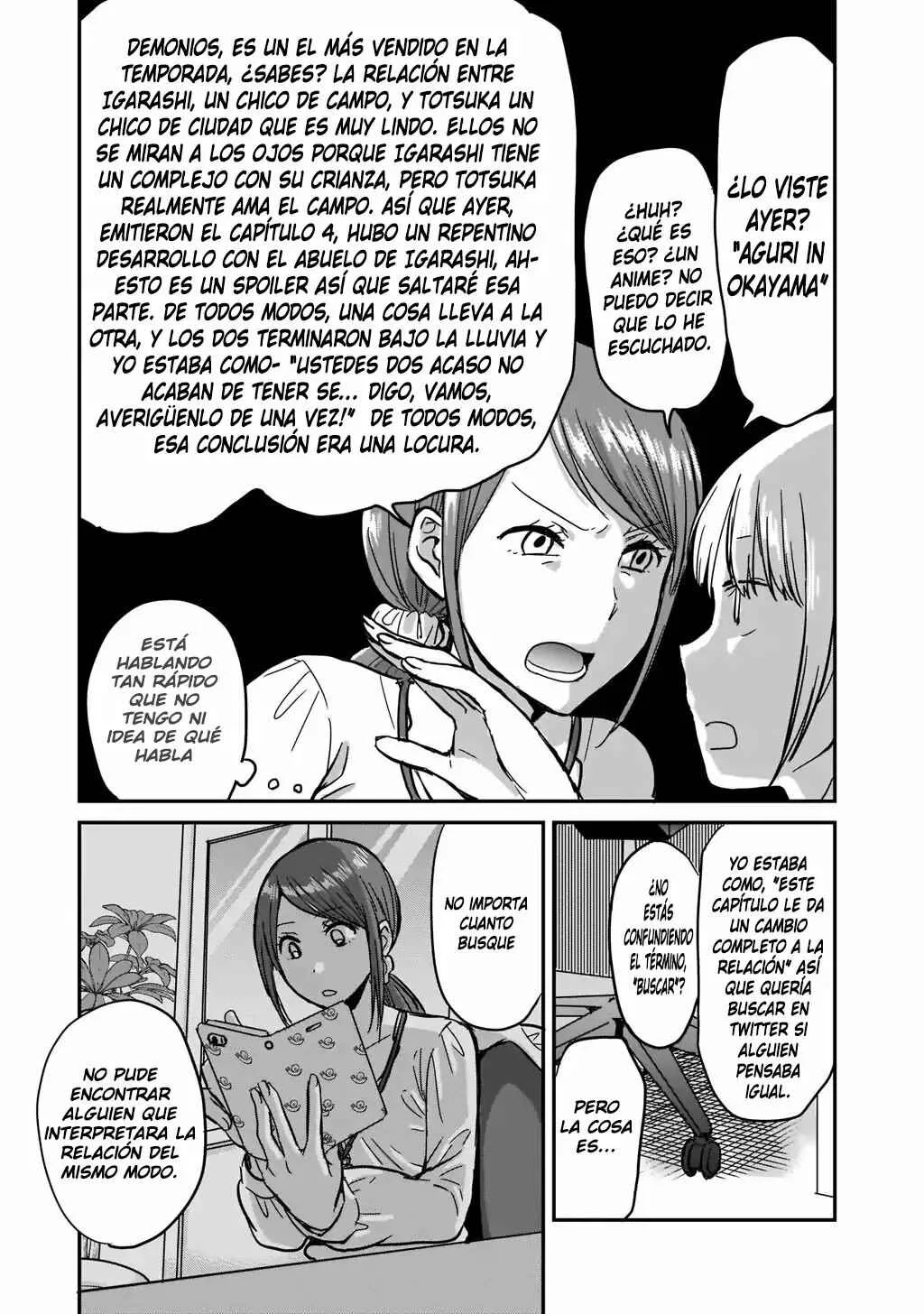 Kami Eshi JK to OL Fujoshi Capítulo 1: Parada frente a mi, habia una Diosa - Page 7