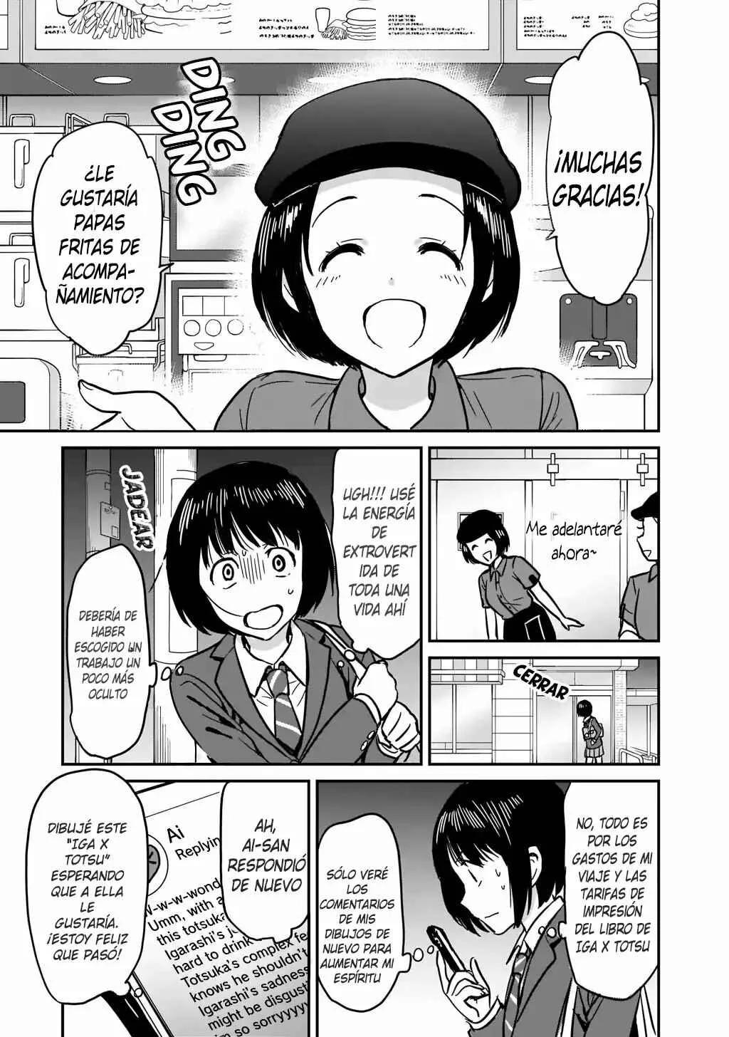 Kami Eshi JK to OL Fujoshi Capítulo 1: Parada frente a mi, habia una Diosa - Page 19