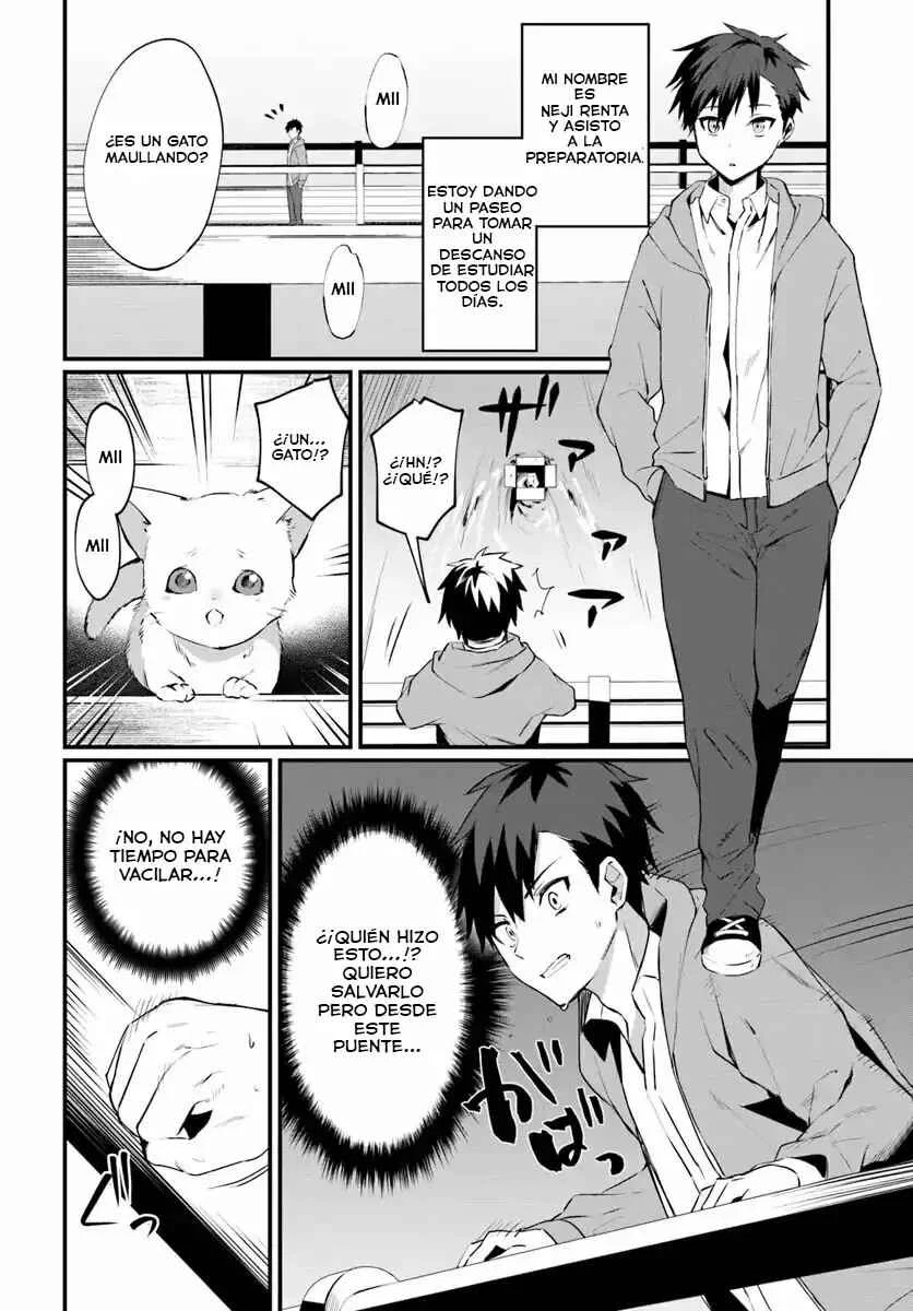 Kami Neko Mii-chan to Neko Youhin Shoukanshi no Isekai Funtouki Capítulo 1 - Page 5