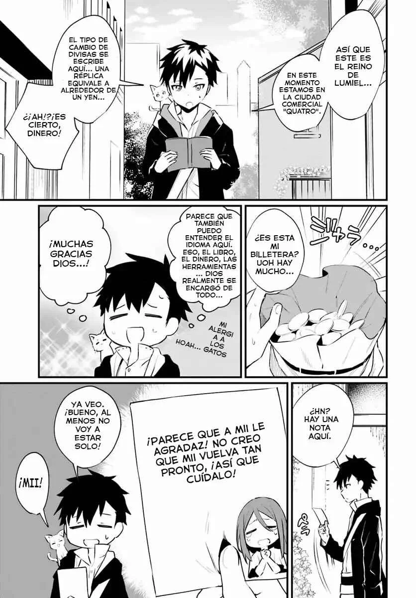 Kami Neko Mii-chan to Neko Youhin Shoukanshi no Isekai Funtouki Capítulo 1 - Page 18