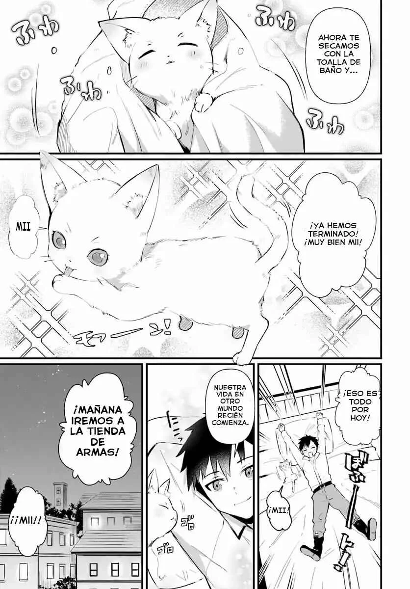 Kami Neko Mii-chan to Neko Youhin Shoukanshi no Isekai Funtouki Capítulo 1 - Page 28