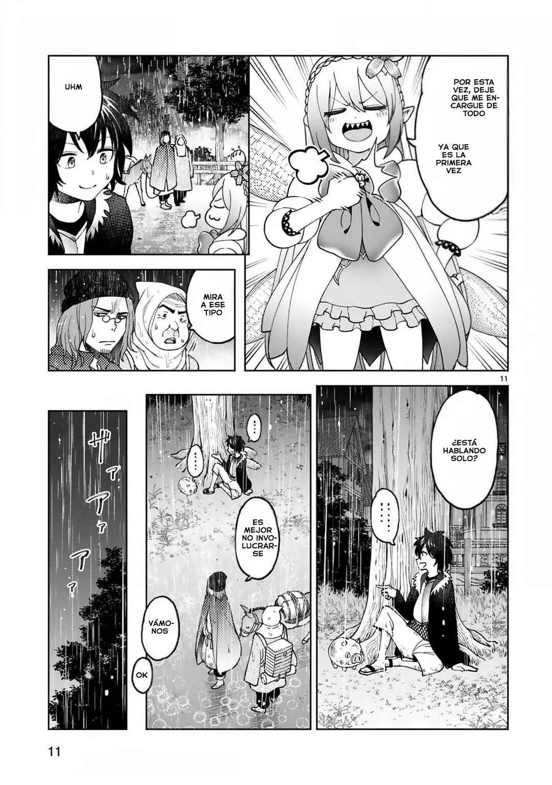 Kashita Maryoku wa "Ribobarai" de Kyousei Choushuu ~Youzumi to Party Tsuihousareta Ore wa, Kawaii Support Yousei to Issho ni Toritateta Maryoku wo Unyou shite Saikyou wo Mezasu.~ Capítulo 3 - Page 12