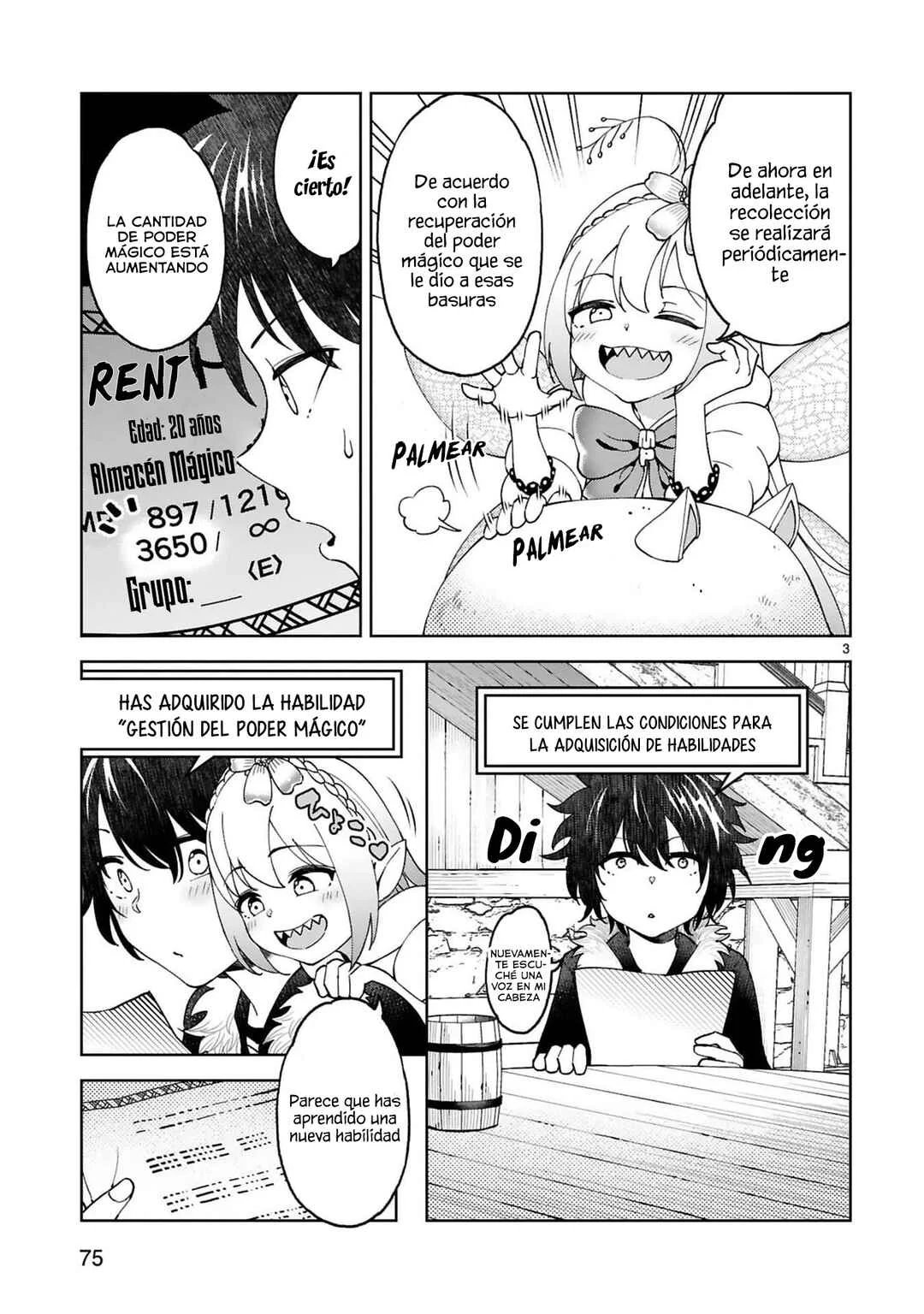 Kashita Maryoku wa "Ribobarai" de Kyousei Choushuu ~Youzumi to Party Tsuihousareta Ore wa, Kawaii Support Yousei to Issho ni Toritateta Maryoku wo Unyou shite Saikyou wo Mezasu.~ Capítulo 4 - Page 4