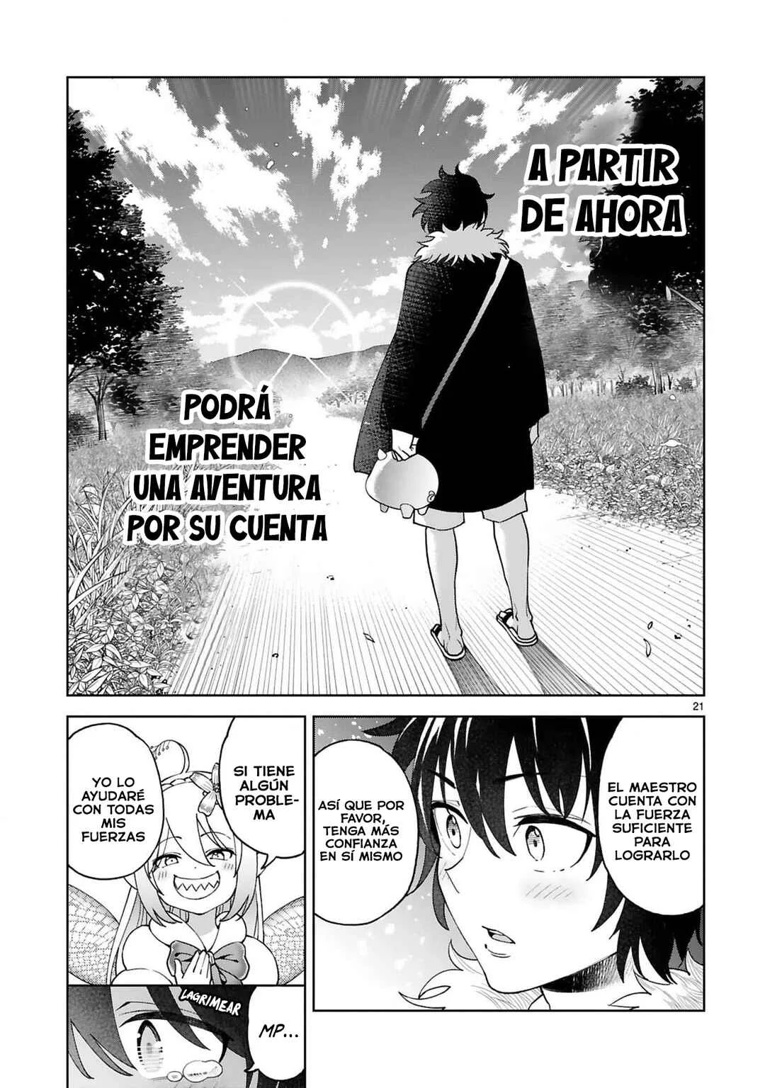 Kashita Maryoku wa "Ribobarai" de Kyousei Choushuu ~Youzumi to Party Tsuihousareta Ore wa, Kawaii Support Yousei to Issho ni Toritateta Maryoku wo Unyou shite Saikyou wo Mezasu.~ Capítulo 4 - Page 22