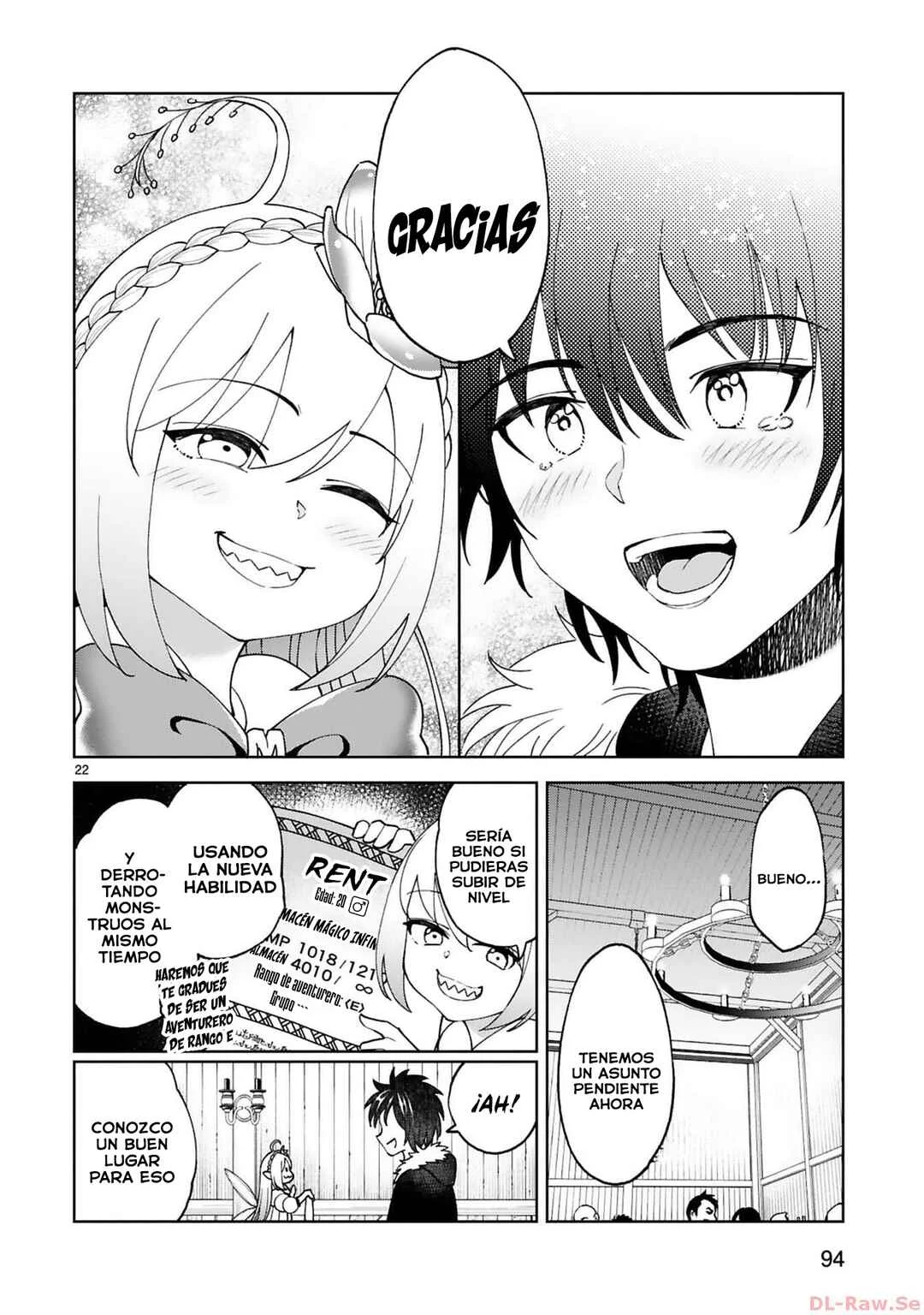 Kashita Maryoku wa "Ribobarai" de Kyousei Choushuu ~Youzumi to Party Tsuihousareta Ore wa, Kawaii Support Yousei to Issho ni Toritateta Maryoku wo Unyou shite Saikyou wo Mezasu.~ Capítulo 4 - Page 23