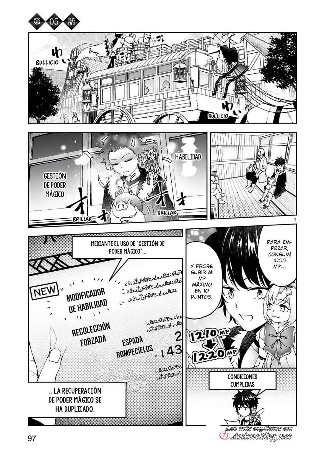 Kashita Maryoku wa "Ribobarai" de Kyousei Choushuu ~Youzumi to Party Tsuihousareta Ore wa, Kawaii Support Yousei to Issho ni Toritateta Maryoku wo Unyou shite Saikyou wo Mezasu.~ Capítulo 5 - Page 1