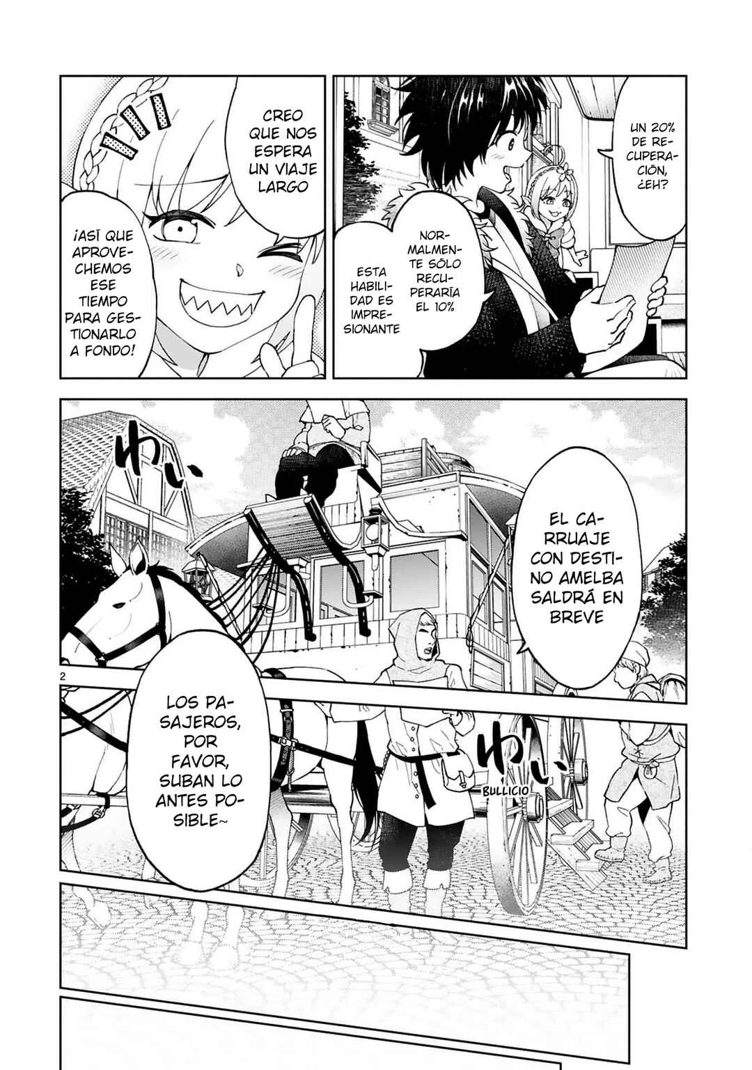 Kashita Maryoku wa "Ribobarai" de Kyousei Choushuu ~Youzumi to Party Tsuihousareta Ore wa, Kawaii Support Yousei to Issho ni Toritateta Maryoku wo Unyou shite Saikyou wo Mezasu.~ Capítulo 5 - Page 2