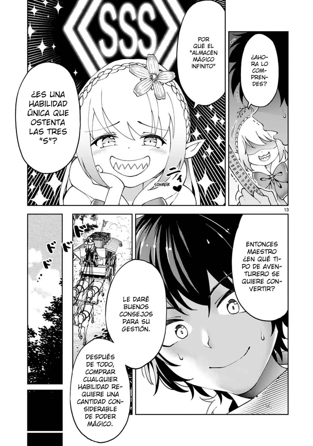 Kashita Maryoku wa "Ribobarai" de Kyousei Choushuu ~Youzumi to Party Tsuihousareta Ore wa, Kawaii Support Yousei to Issho ni Toritateta Maryoku wo Unyou shite Saikyou wo Mezasu.~ Capítulo 5 - Page 13